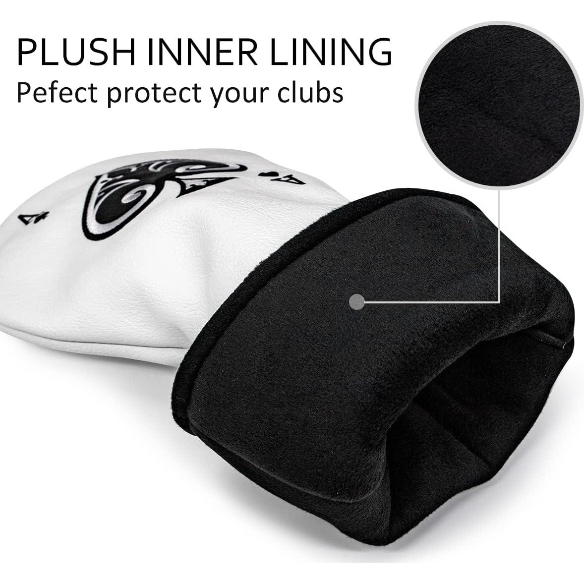 Cubierta de Cabeza de Golf Barudan Ace Híbrida Blanca 1pc