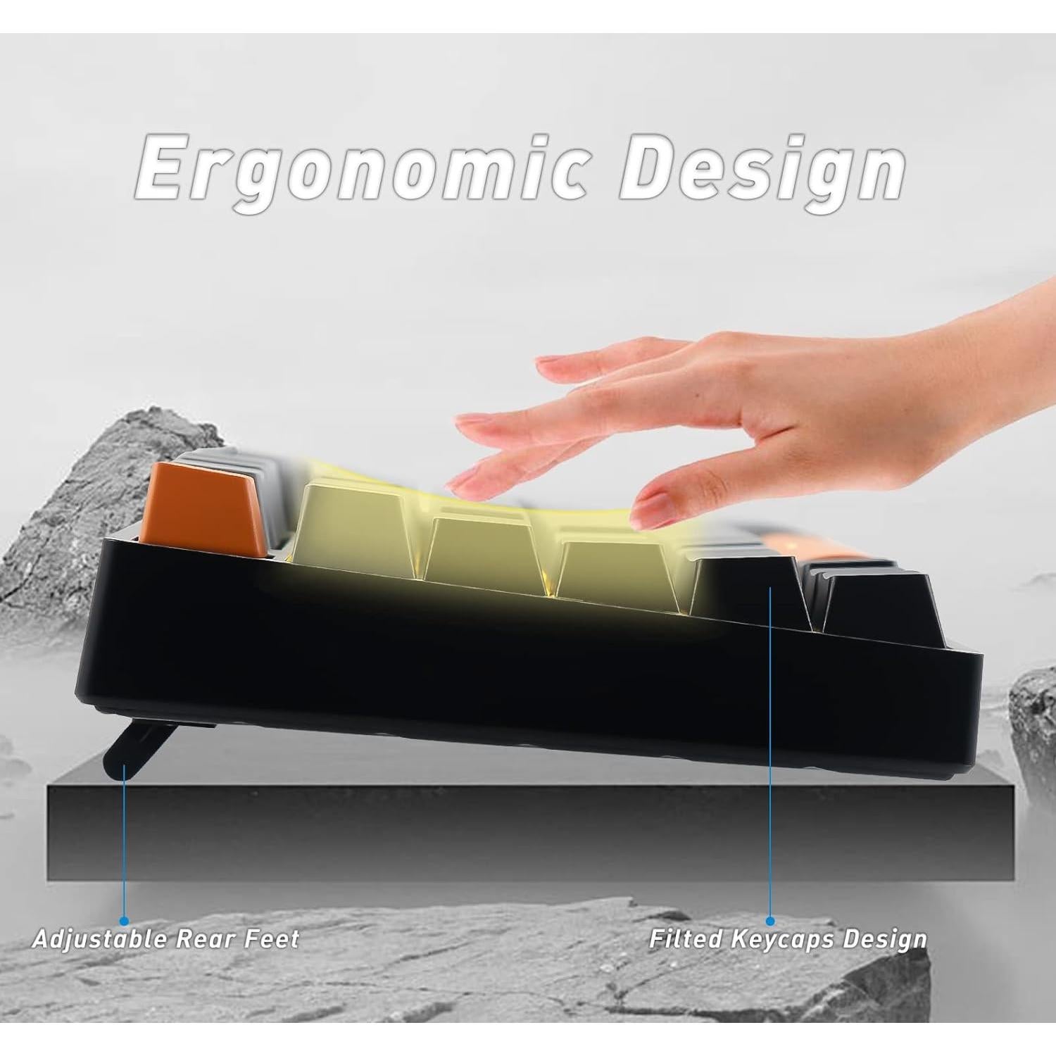 Teclado Mecánico E-YOOSO Z-14 104 Teclas Retroiluminado