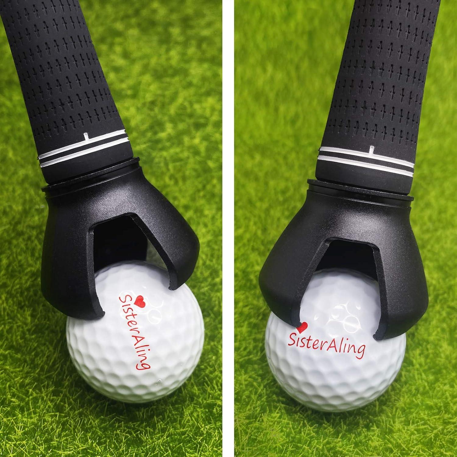 Recogedor de Pelotas de Golf SisterAling 3 Puntas Negro