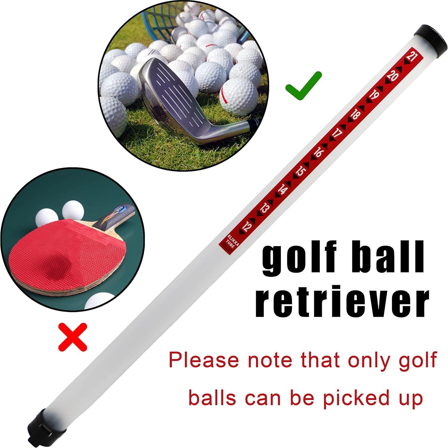 Recogedor de Pelotas de Golf Golfupp 90 cm Plástico Negro