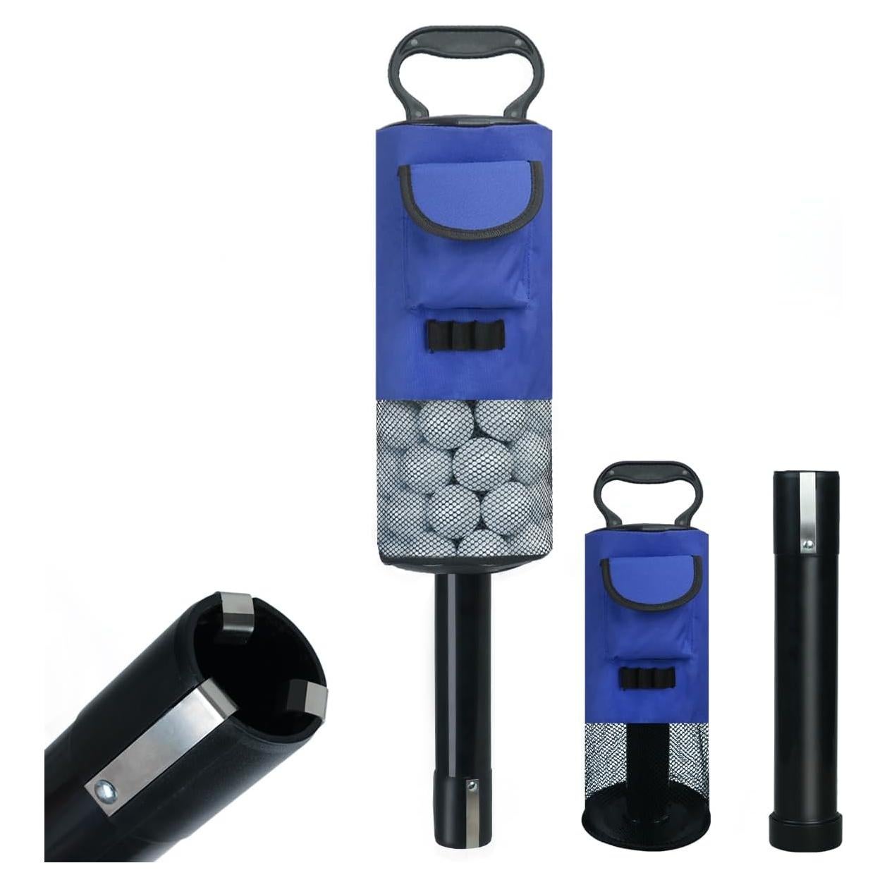 Recogedor de Pelotas de Golf HOW TRUE Bolsa Shag Portátil 75cm