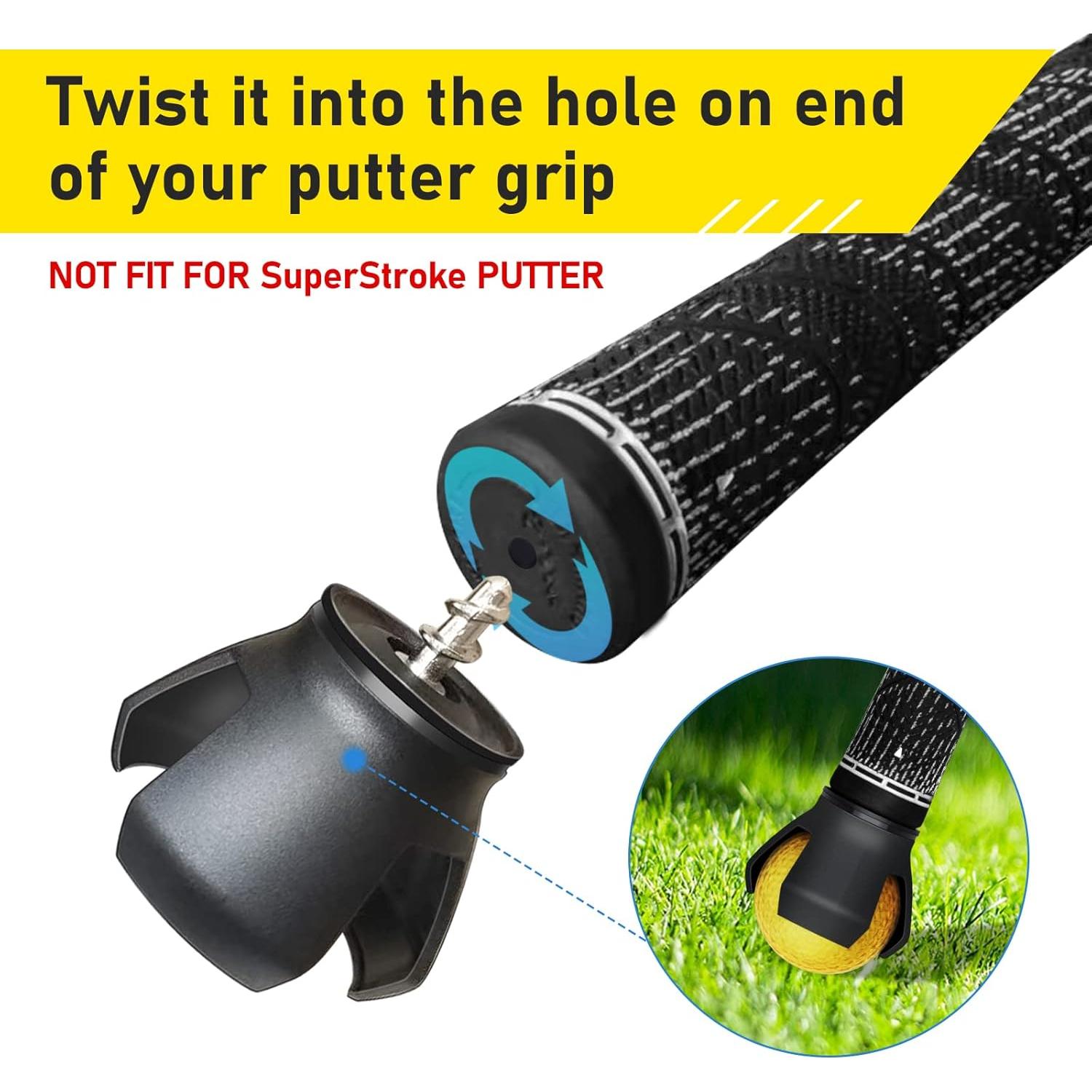 Recogedor de Pelotas de Golf Shu-Ran, Paquete de 4 Unidades