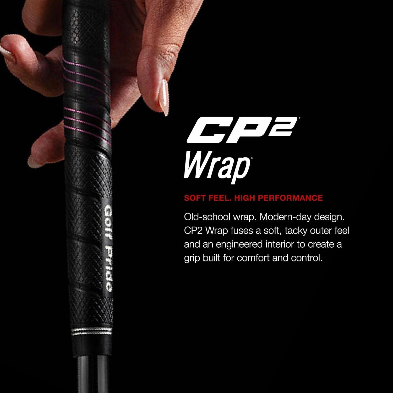Grip de Golf Golf Pride CP2 Wrap Jumbo - Goma Suave y Control