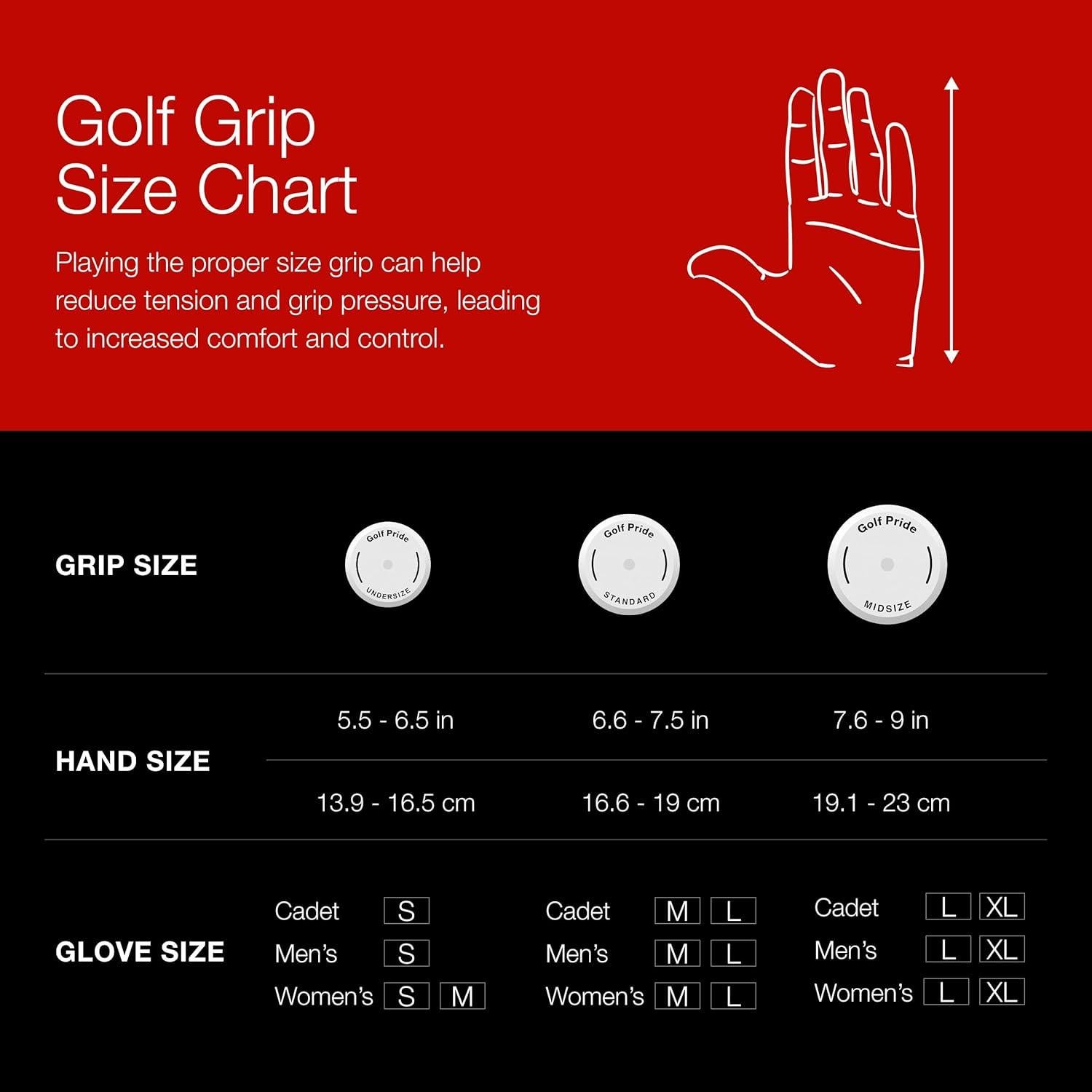 Grip de Golf Golf Pride CP2 Wrap Jumbo - Goma Suave y Control