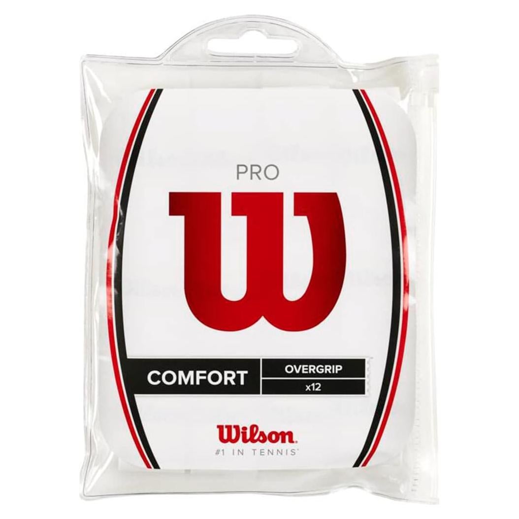 Overgrip Wilson Pro Cinta Adhesiva 12 Unidades Blanco