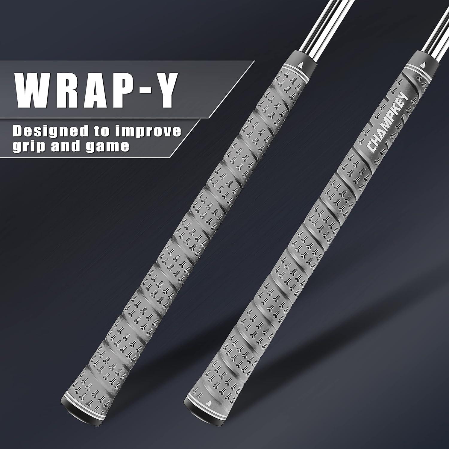 Agarres de Golf CHAMPKEY WRAP-Y Goma Paquete de 13 Unidades