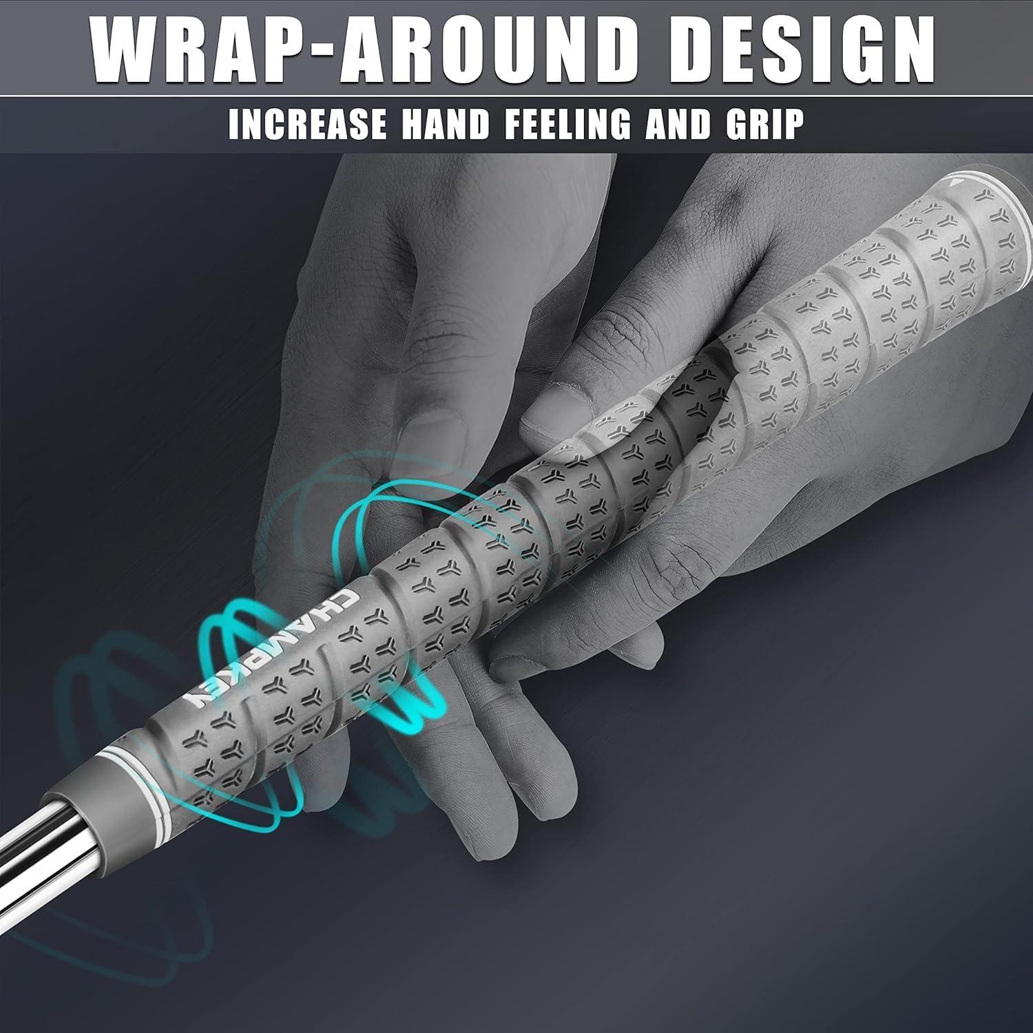 Agarres de Golf CHAMPKEY WRAP-Y Goma Paquete de 13 Unidades