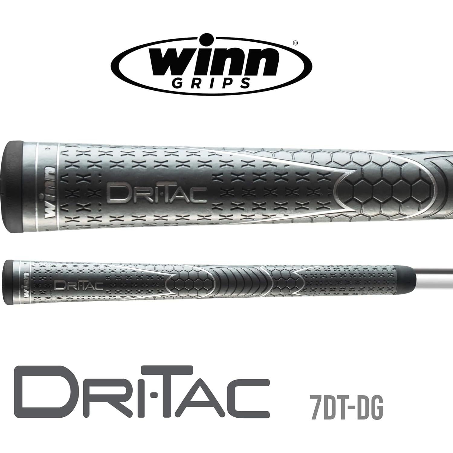 Grip de Golf Sobredimensionado Winn Dri-Tac Gris Oscuro