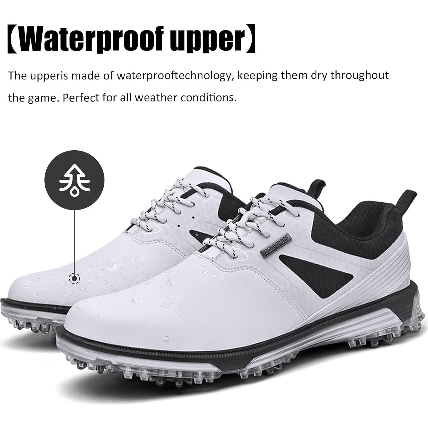 Zapatos de Golf Hombre ULTIANT Impermeables Antideslizantes Talla 38-48