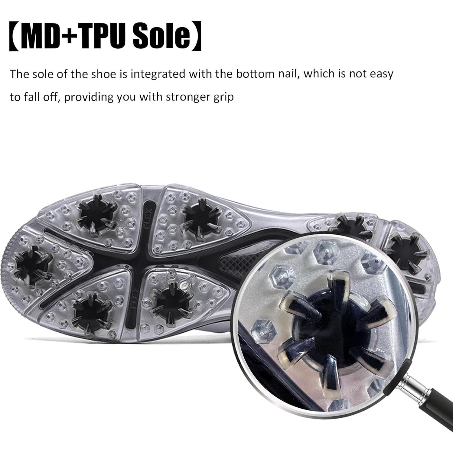 Zapatos de Golf Hombre ULTIANT Impermeables Antideslizantes Talla 38-48