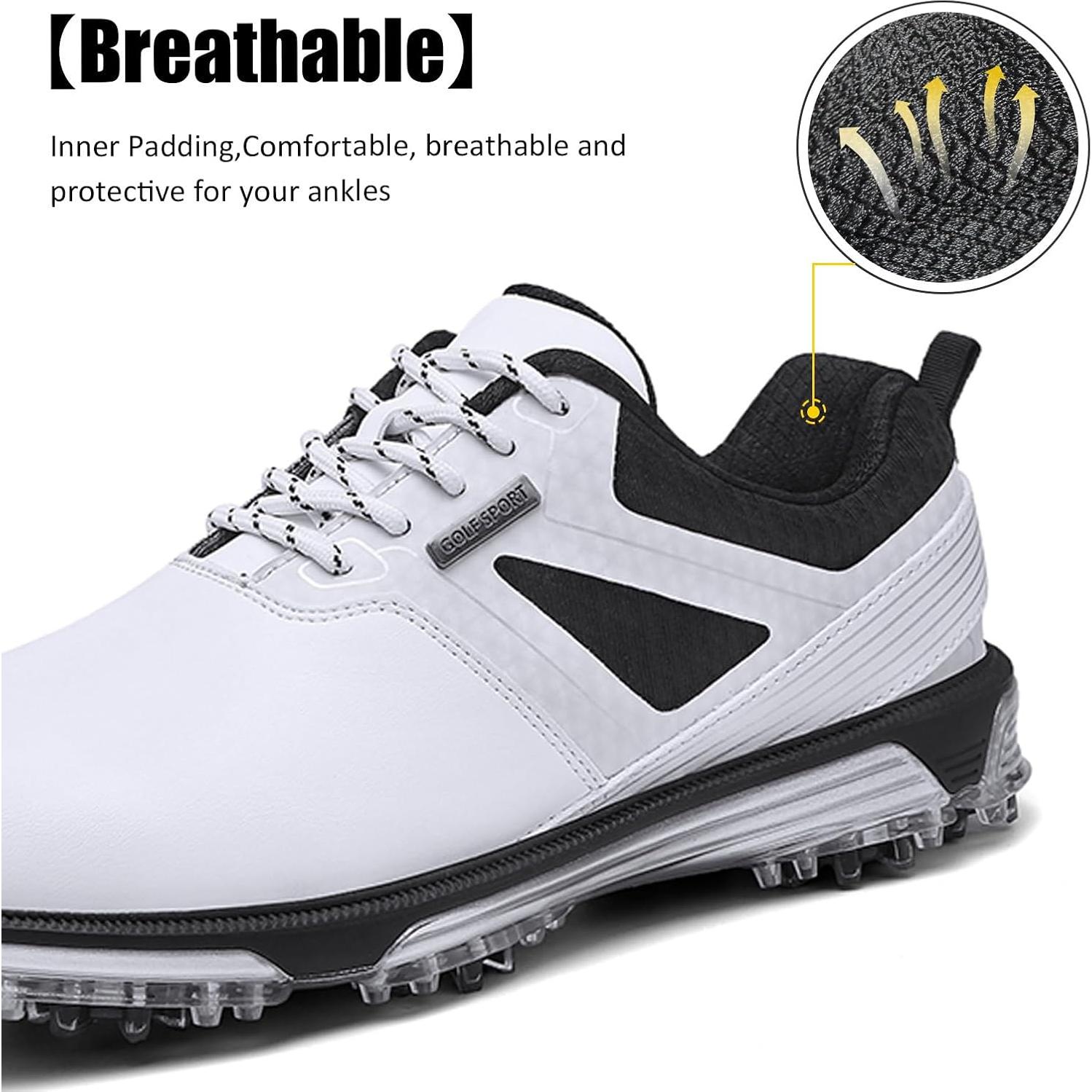 Zapatos de Golf Hombre ULTIANT Impermeables Antideslizantes Talla 38-48