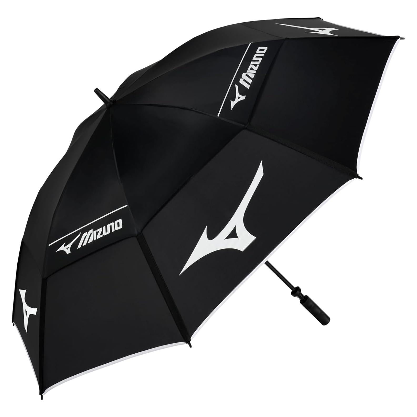 Paraguas Mizuno Tour 172.72 cm Doble Toldo Negro
