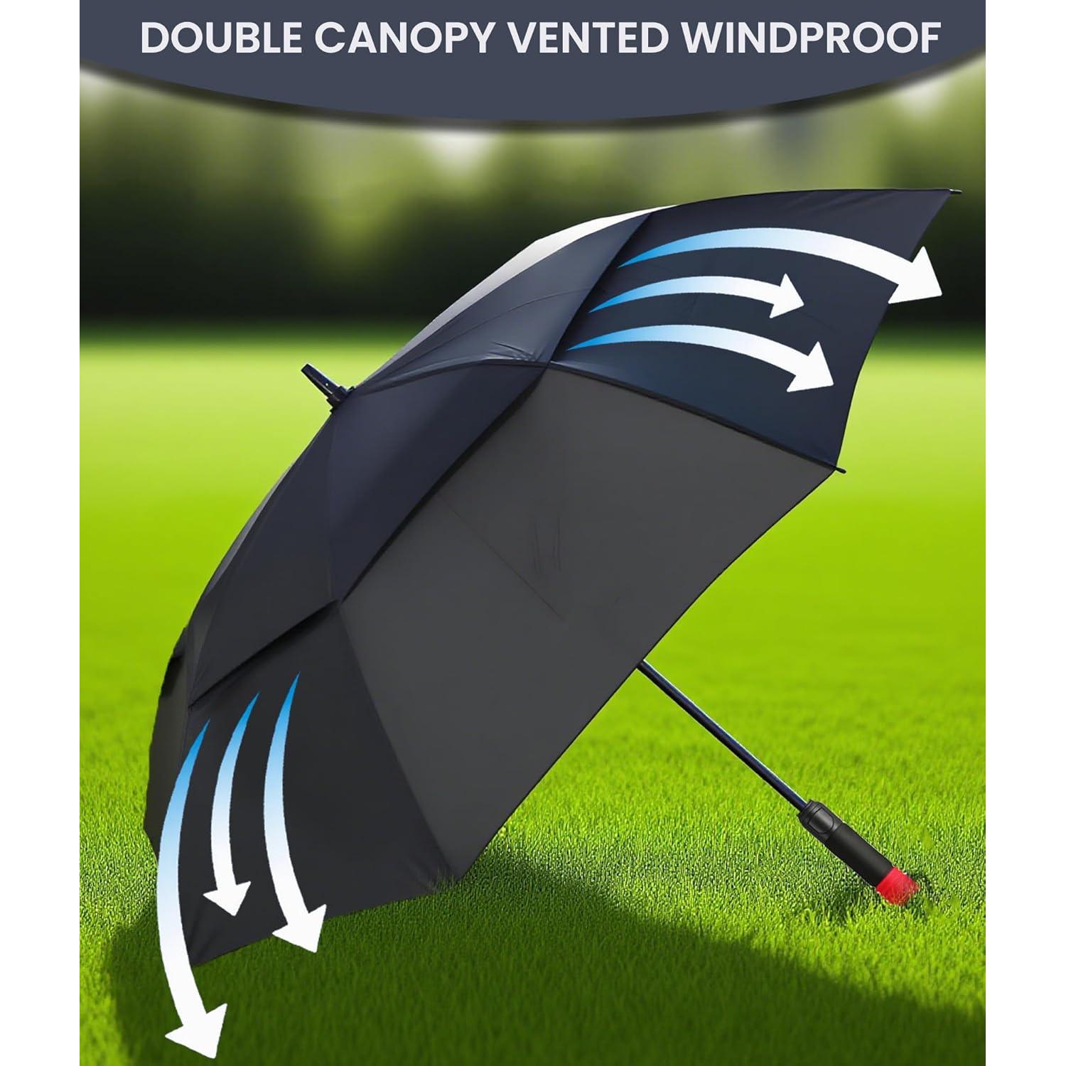 Paraguas de Golf Grande SIEPASA 157 cm Automático Doble Techo