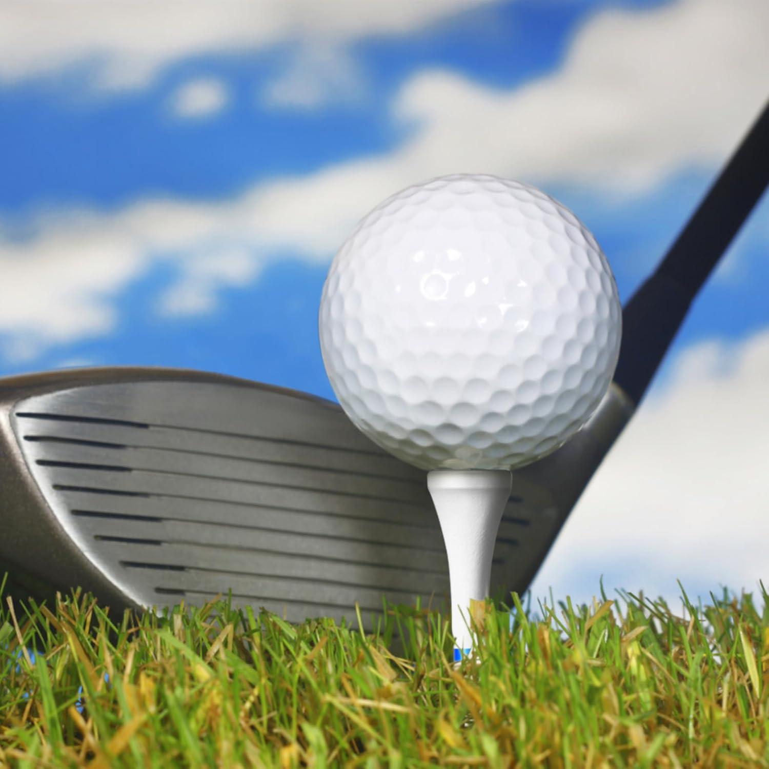 Tees de Golf de Madera CHAMPKEY - 200 Unidades, 3 Tamaños