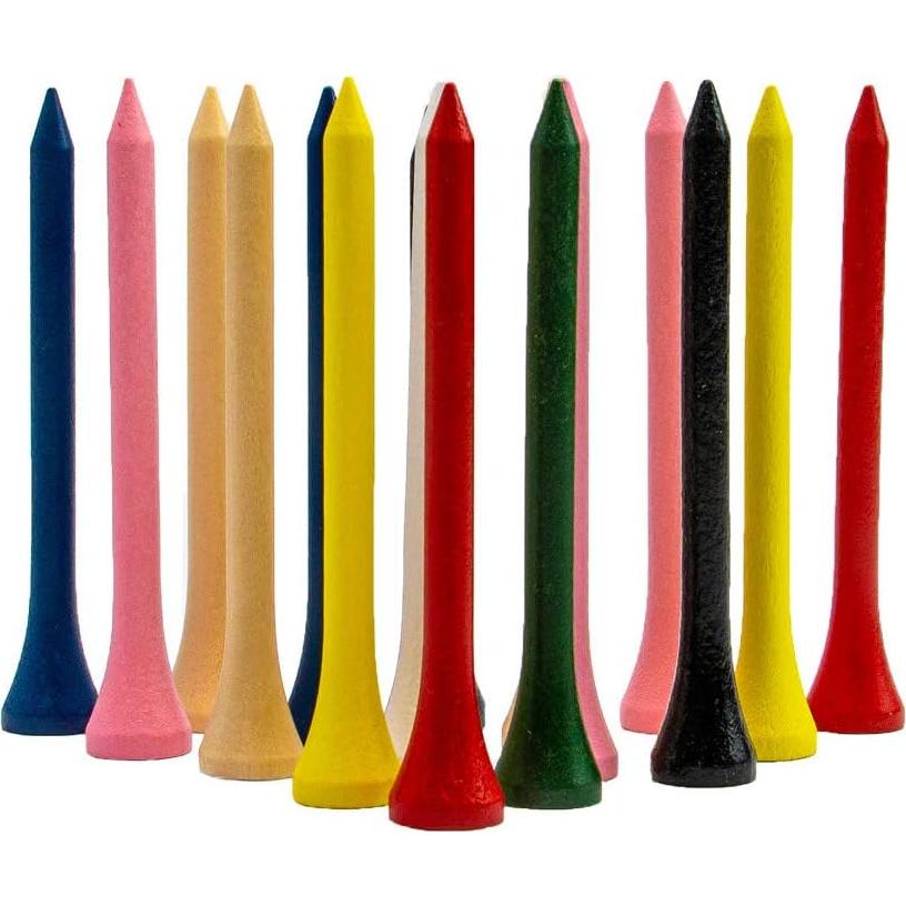 Tees de Golf THIODOON de Madera Natural Paquete 100 Piezas