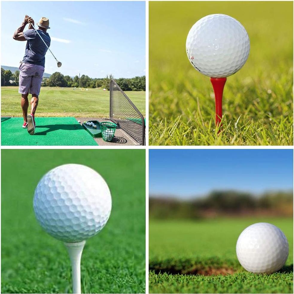 Tees de Golf THIODOON de Madera Natural Paquete 100 Piezas