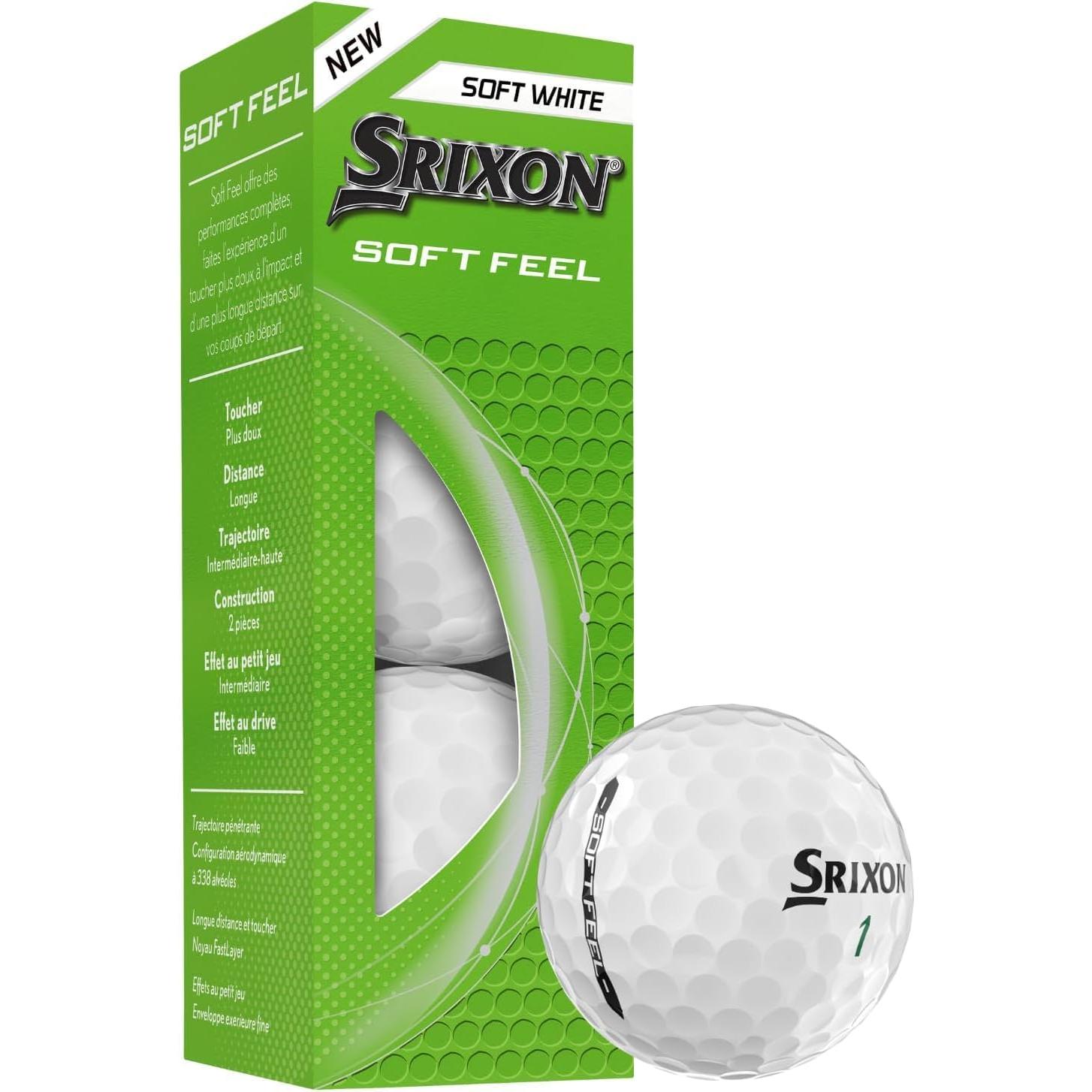 Pelotas de Golf Srixon Soft Feel 2025 - Paquete de 24