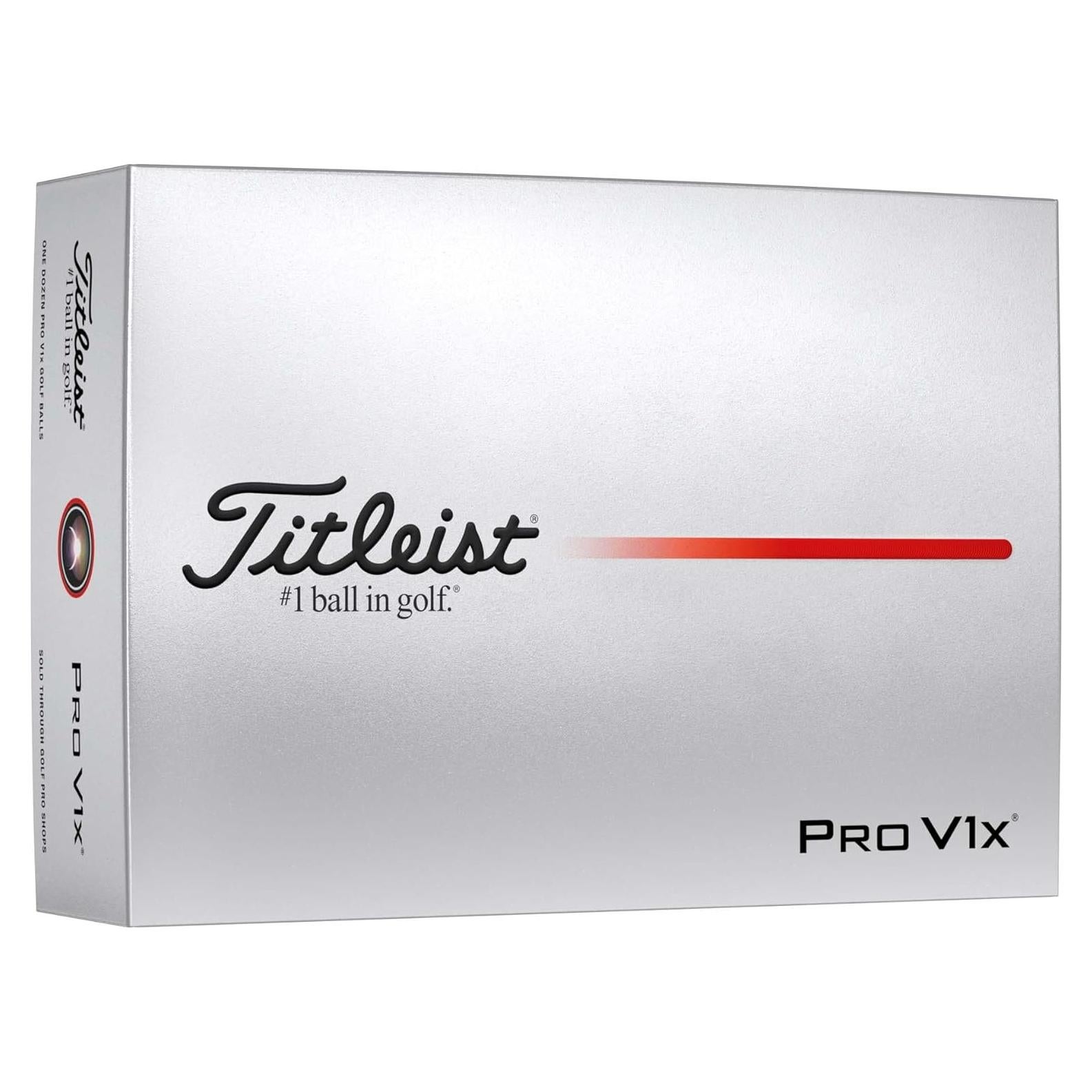 Pelotas de Golf Titleist Pro V1x - 12 Unidades - Blanco