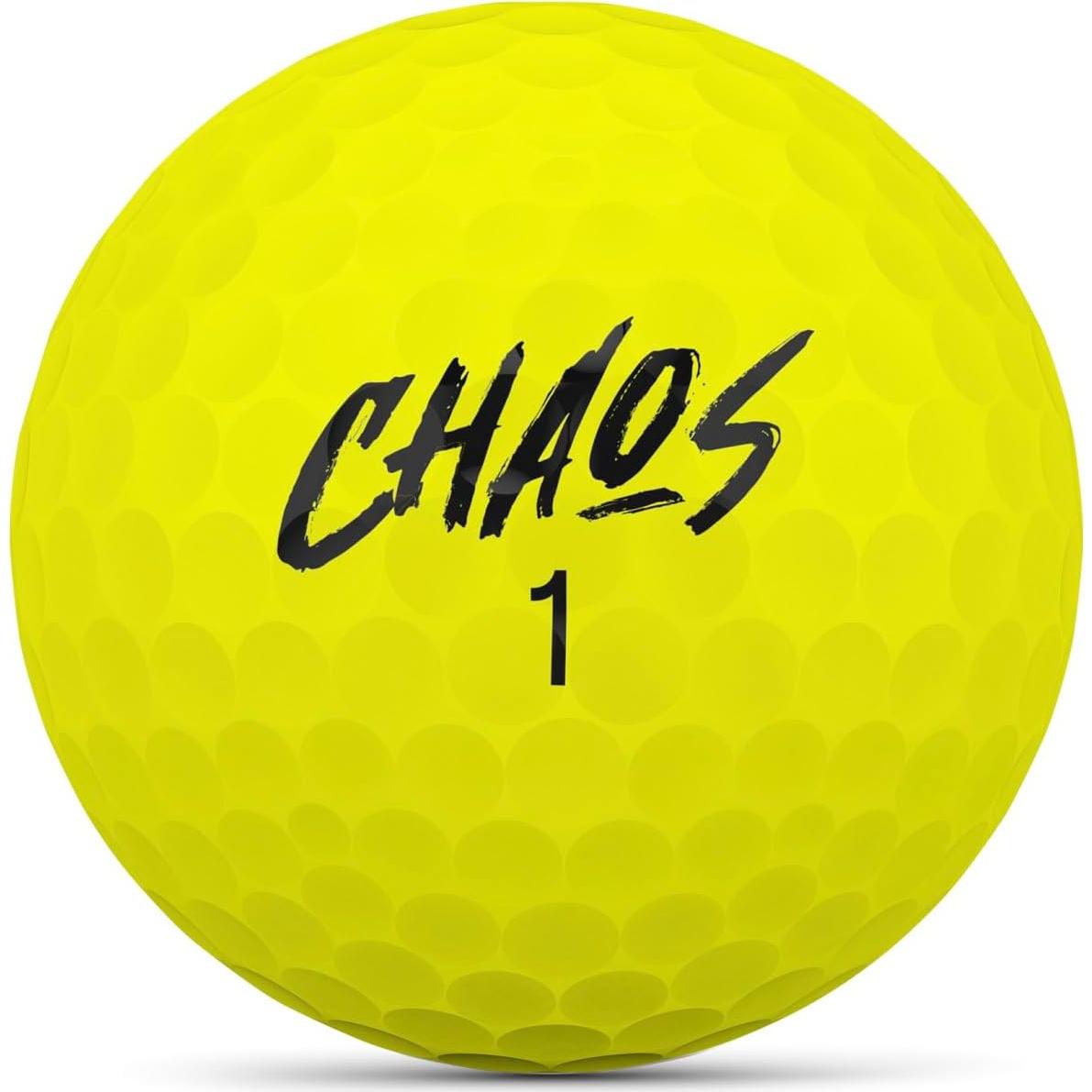 Pelotas de Golf WILSON Chaos 2024 - 24 Unidades Multicolores