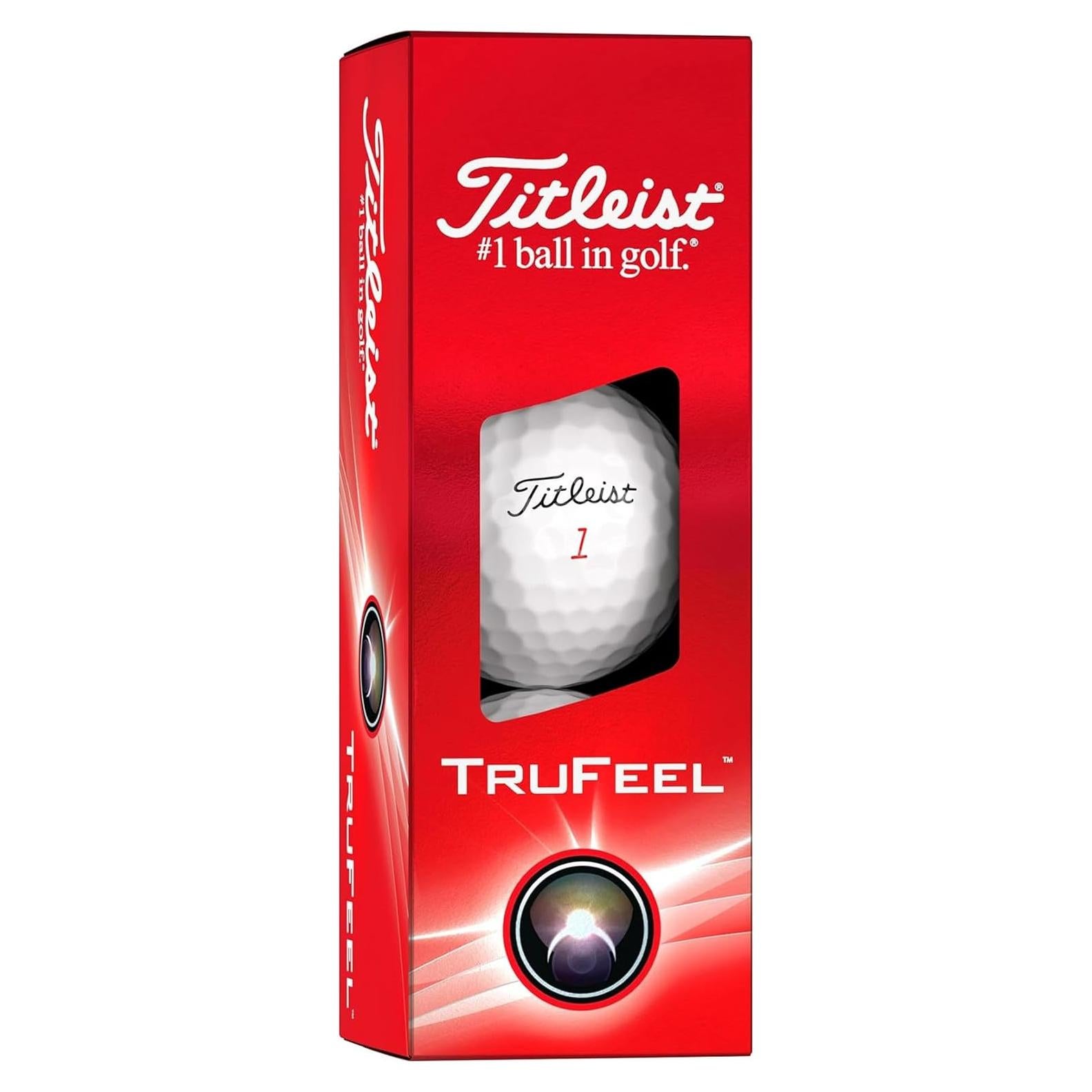 Pelotas de Golf Titleist TruFeel 2024 - 3 Unidades Blancas