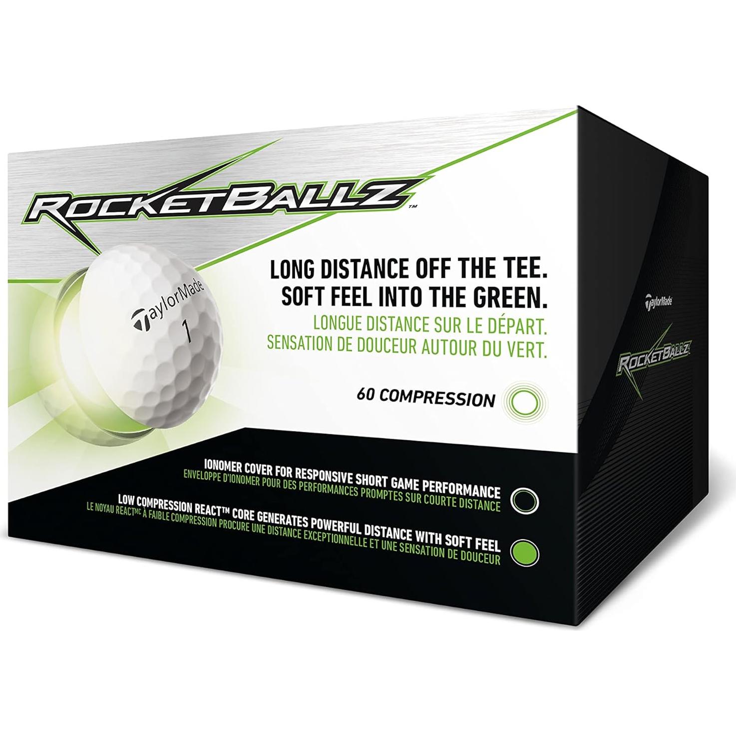 Pelotas de Golf TaylorMade TM21 Rocketballz - 36 Unidades