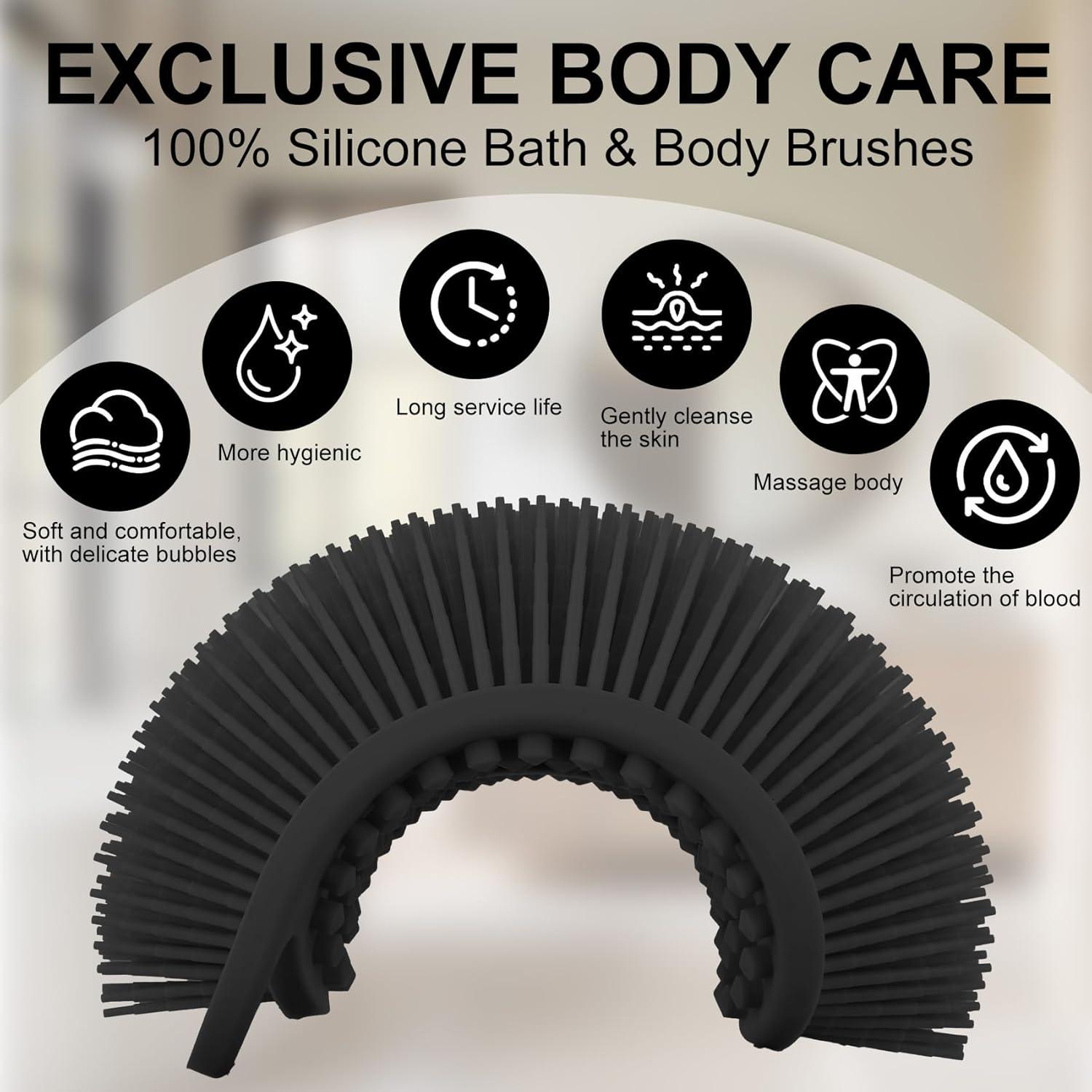 Esponja Corporal de Silicona Suave Slergut 2 PCS Exfoliante