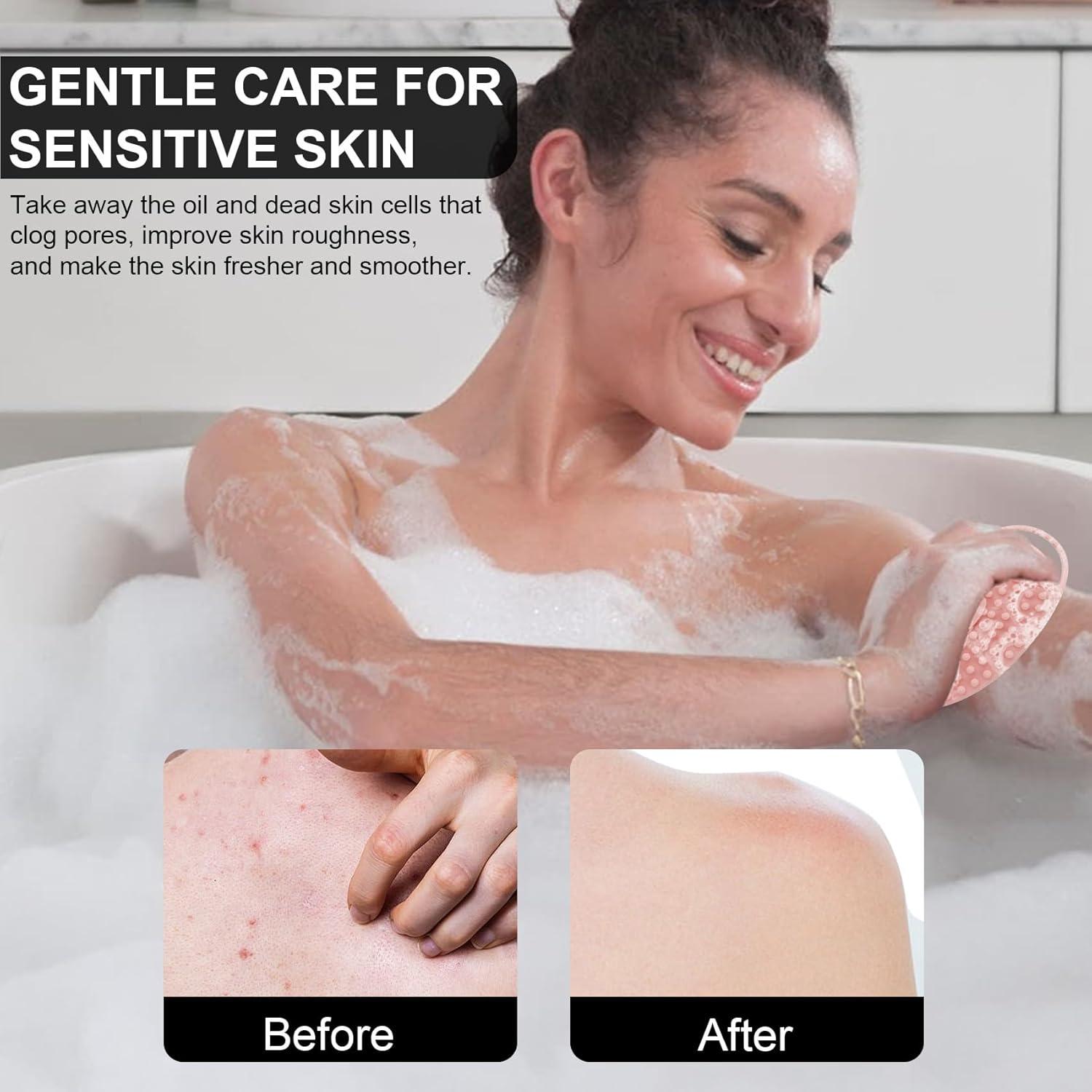 Esponja Corporal de Silicona Suave Slergut 2 PCS Exfoliante