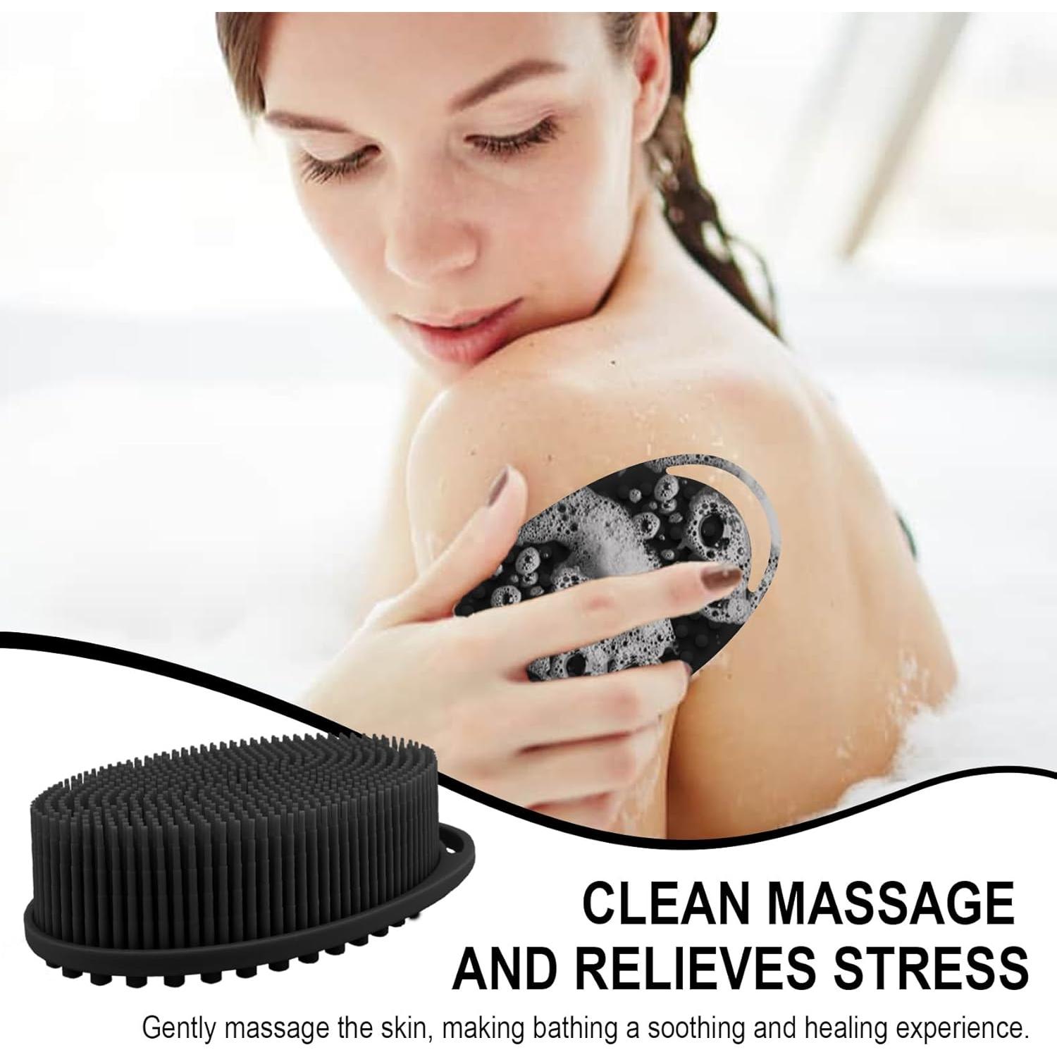 Esponja Corporal de Silicona Suave Slergut 2 PCS Exfoliante