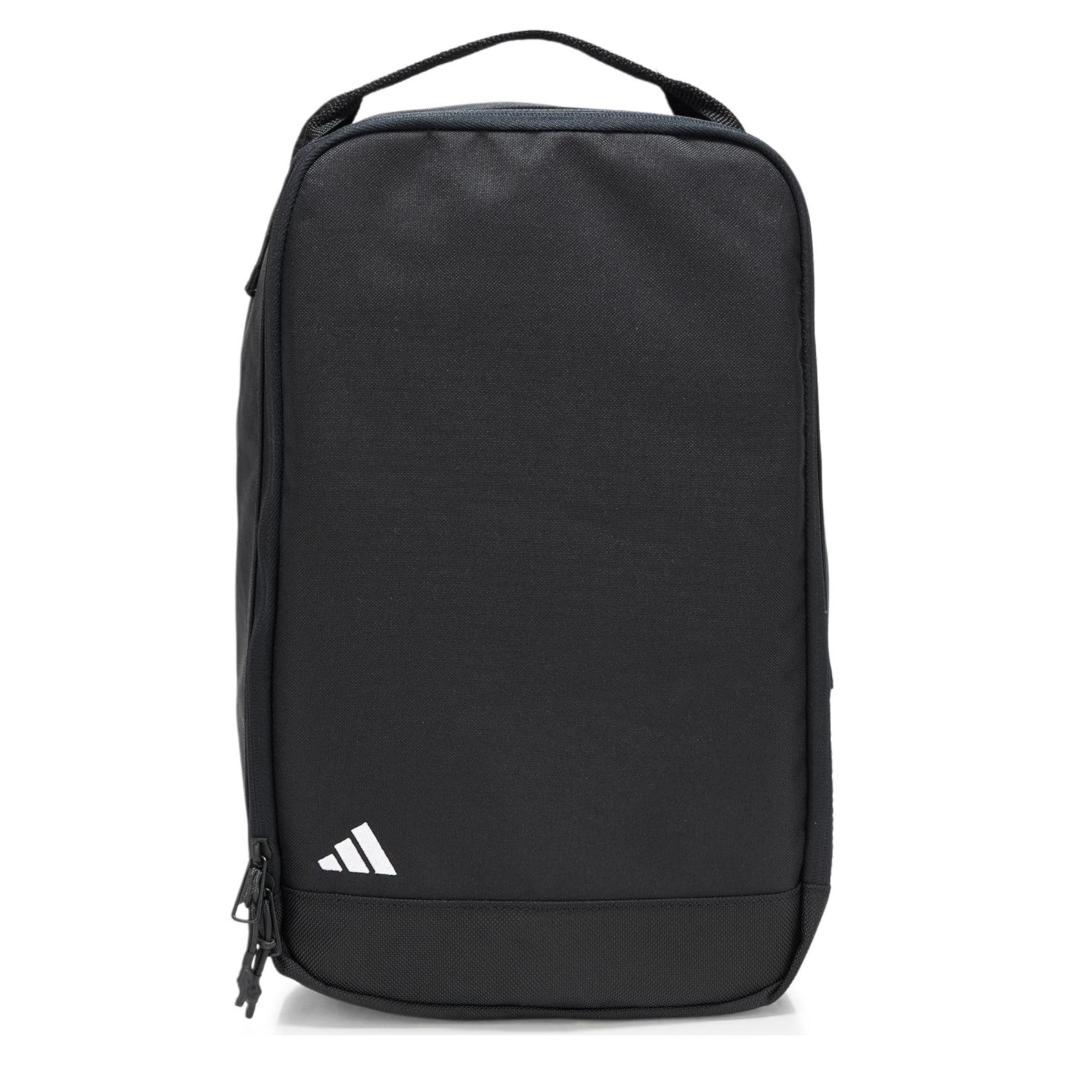 Bolsa para zapatos de golf adidas negra unisex con bolsillo