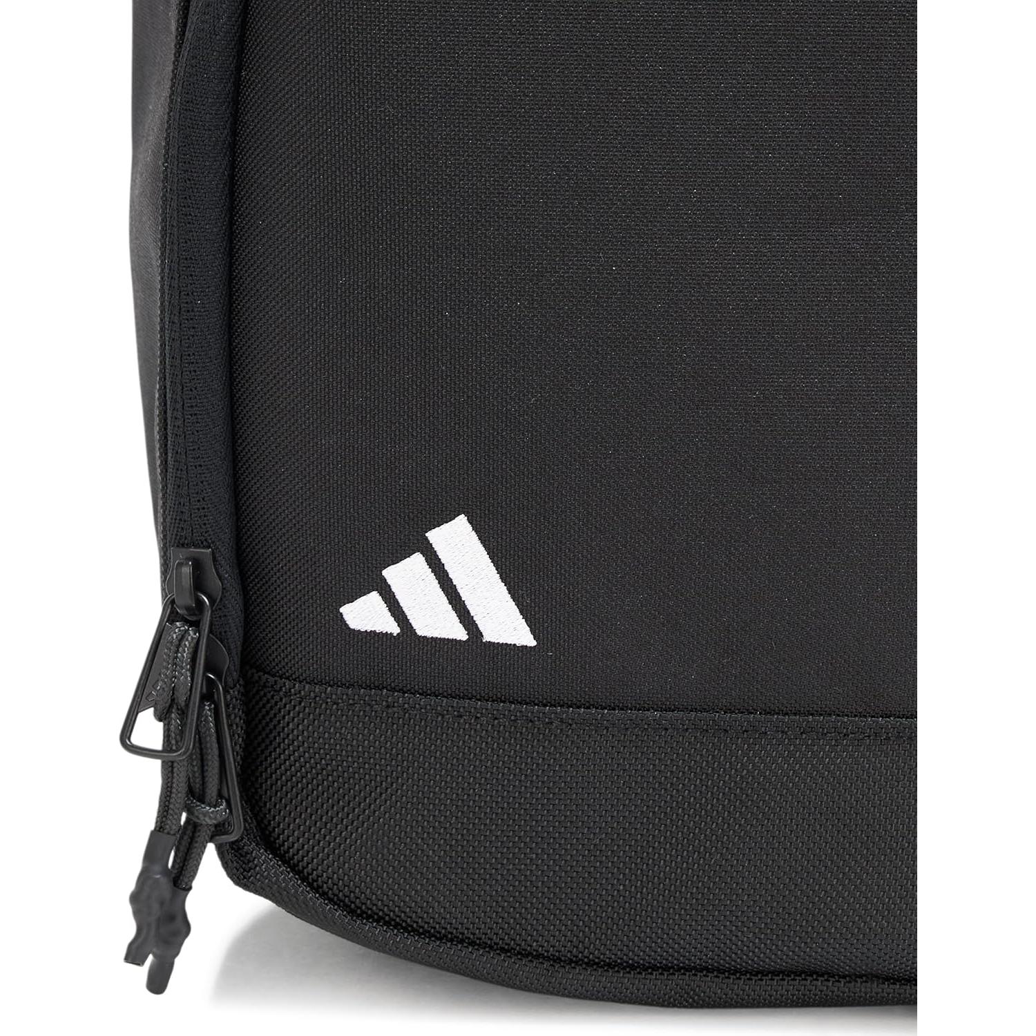 Bolsa para zapatos de golf adidas negra unisex con bolsillo