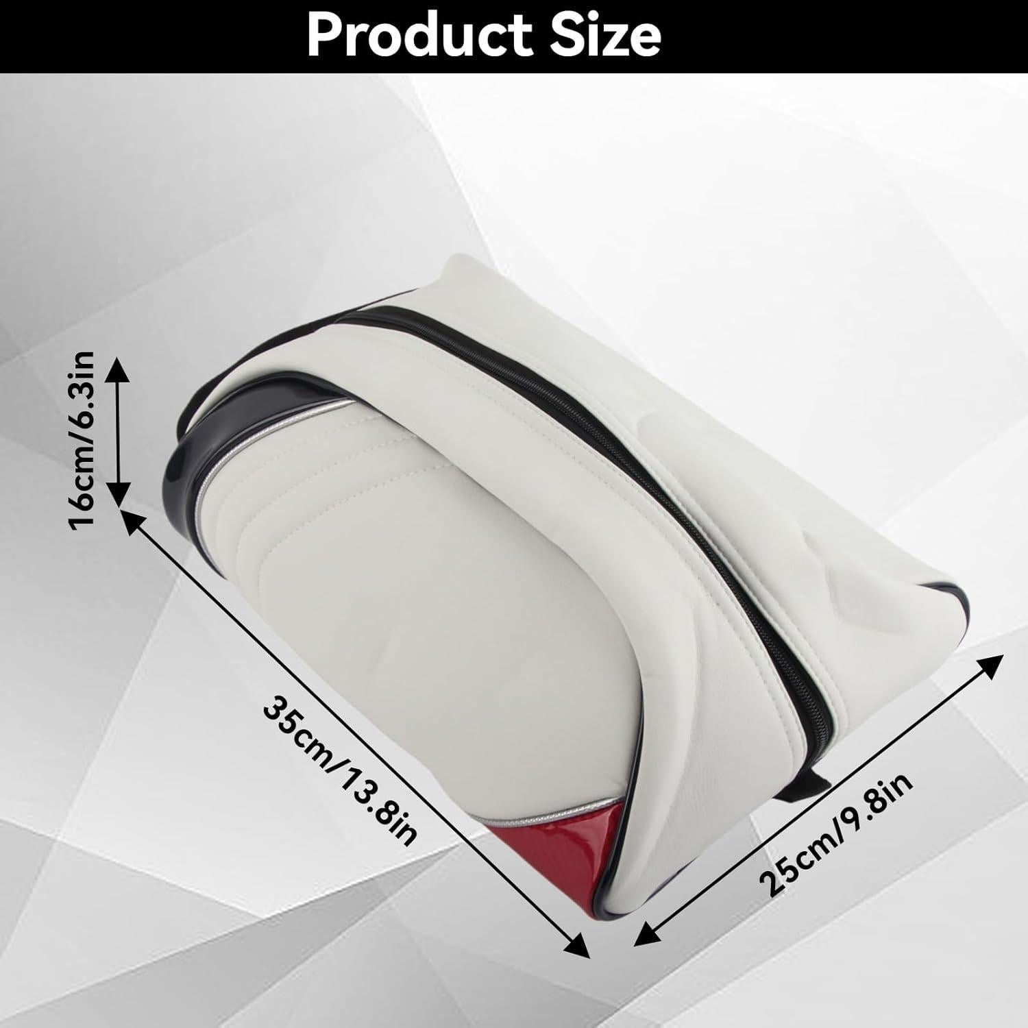 Bolsa de Transporte para Zapatos de Golf HERCHR - Cuero PU, 306g