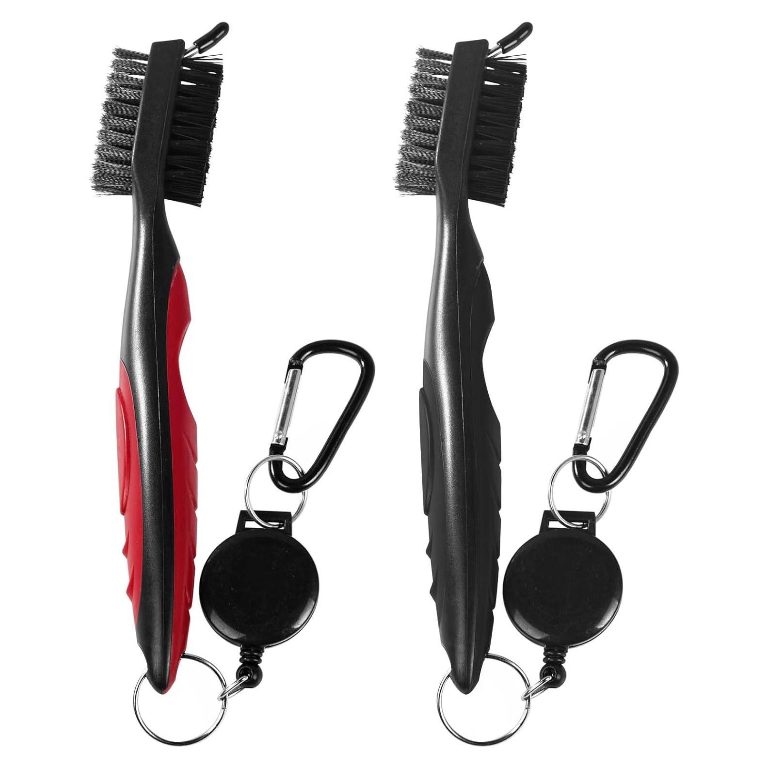 Paquete de 2 Cepillos de Limpieza para Palos de Golf OBTANIM