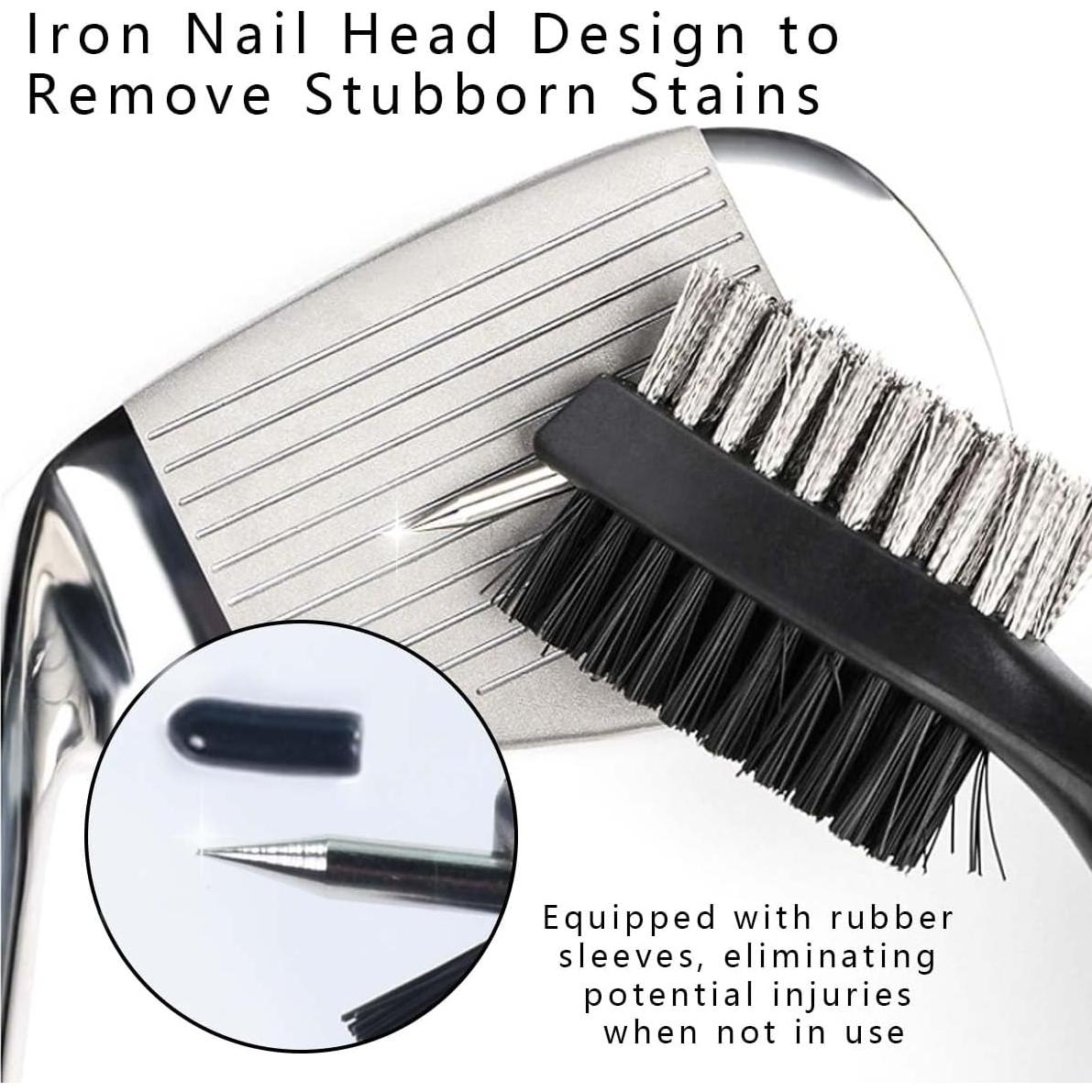 Paquete de 2 Cepillos de Limpieza para Palos de Golf OBTANIM