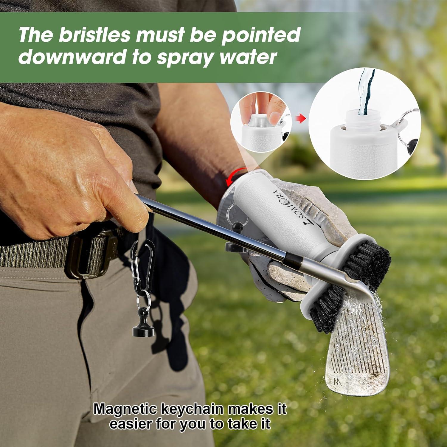 Limpiador de Palos de Golf SOMORA GCCLINR - Cepillo Portátil