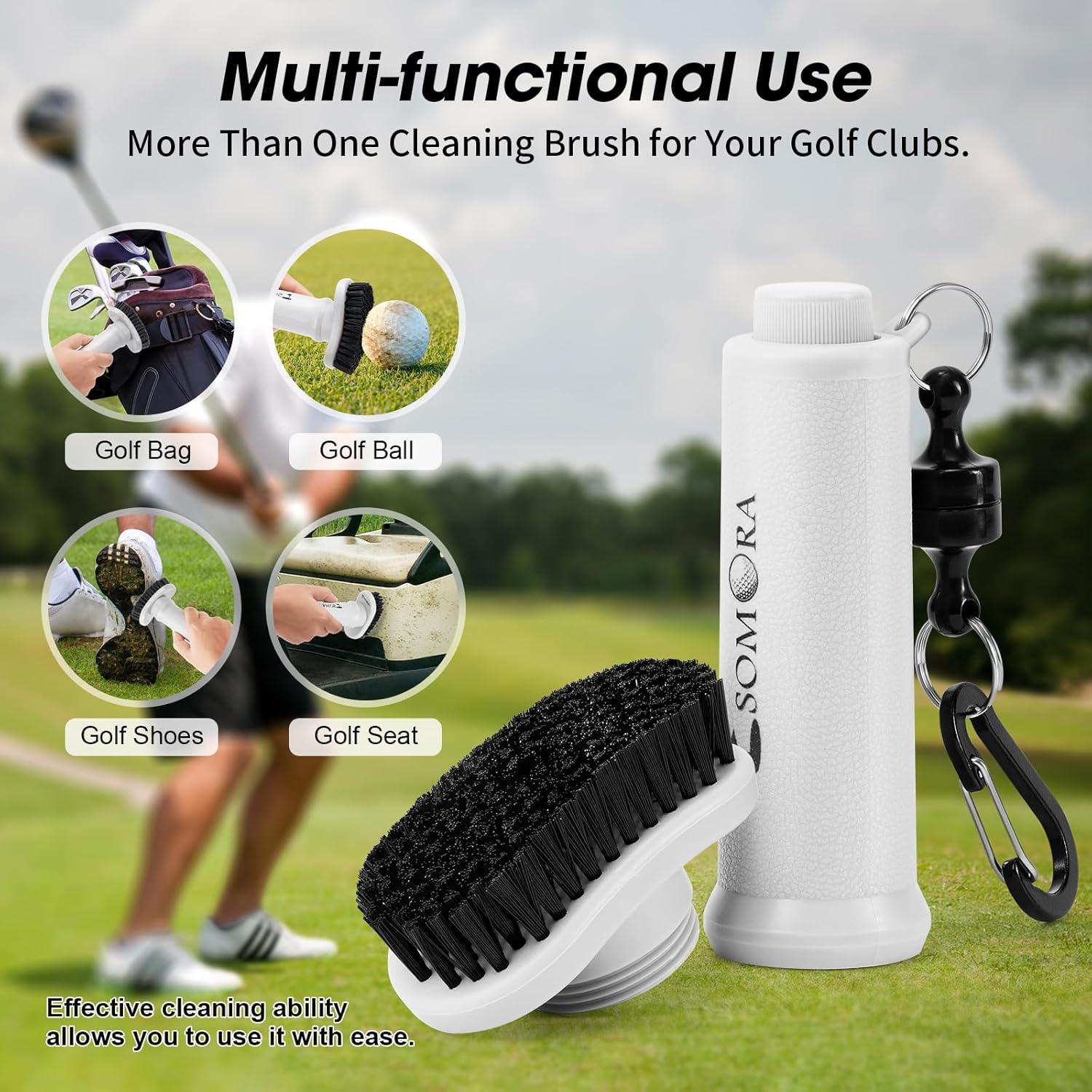 Limpiador de Palos de Golf SOMORA GCCLINR - Cepillo Portátil