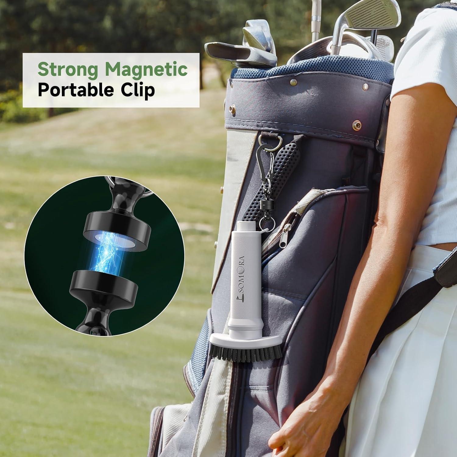 Limpiador de Palos de Golf SOMORA GCCLINR - Cepillo Portátil