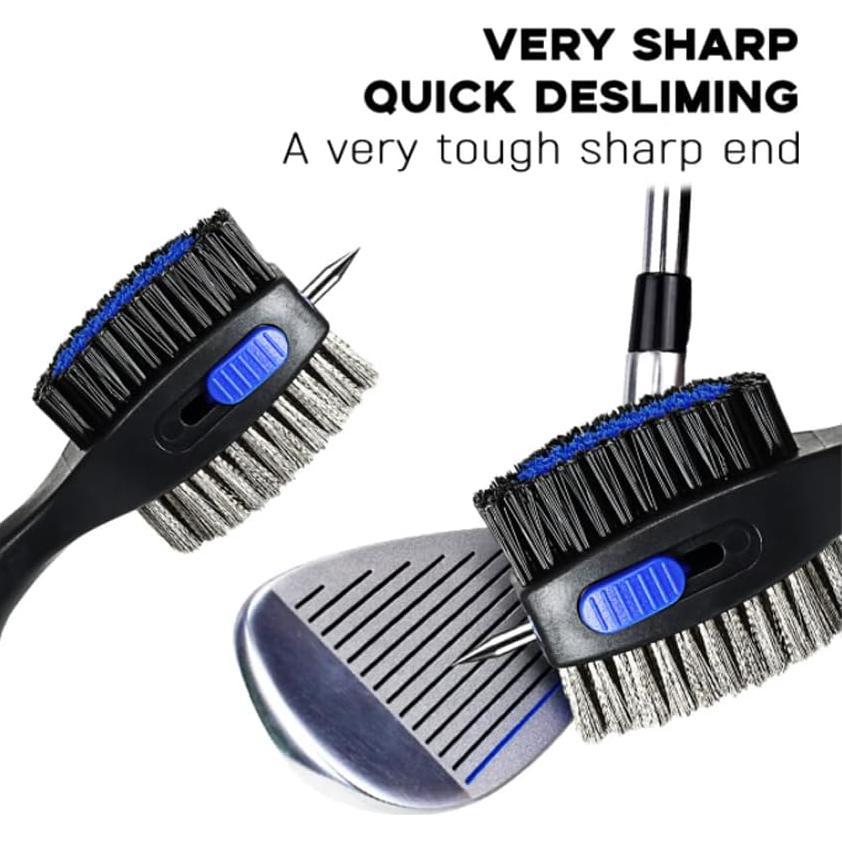 Cepillo de Golf Lesunsul con Clavos Retráctiles y Cinta 0.61m