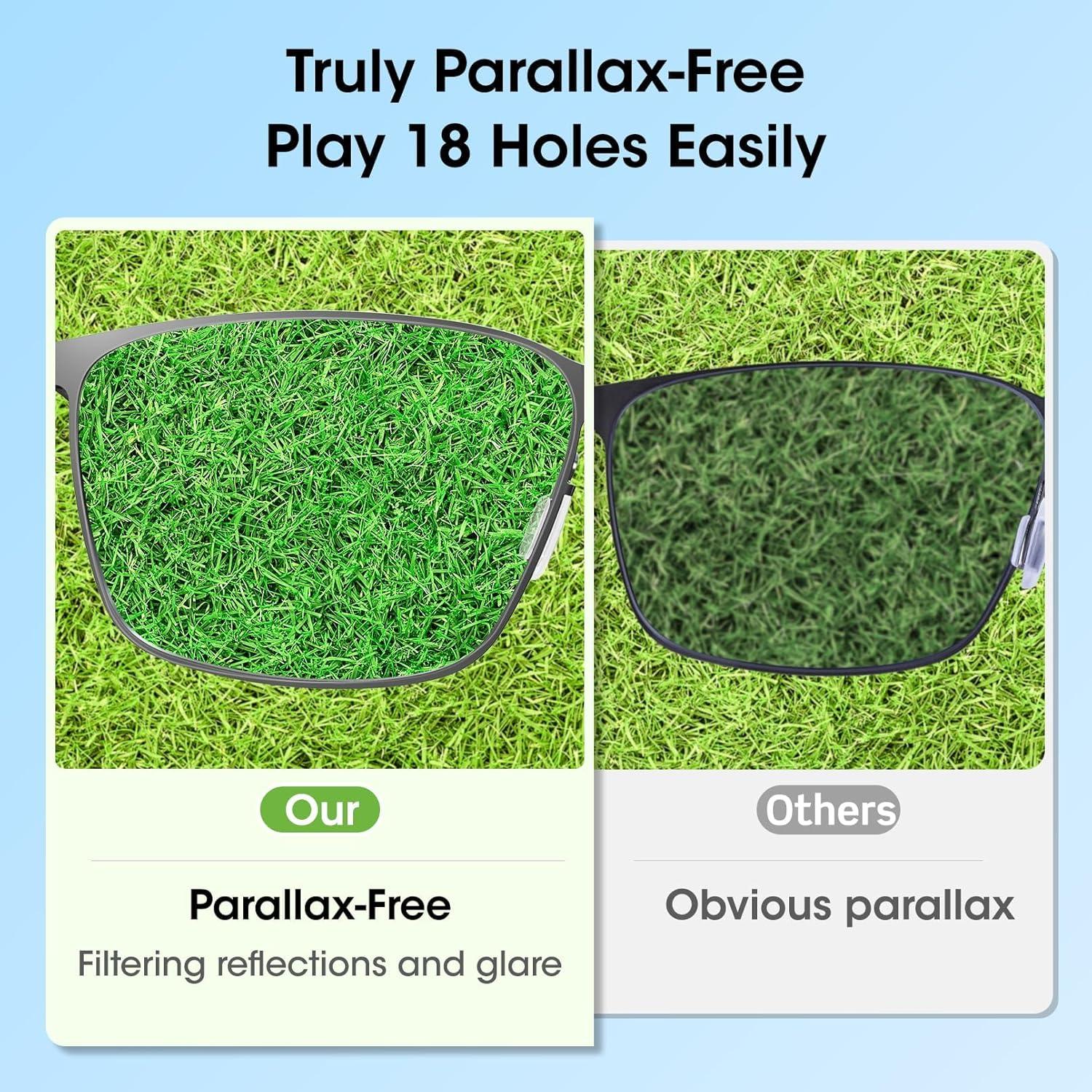 Gafas de sol polarizadas UV400 para golf hombres gris pro