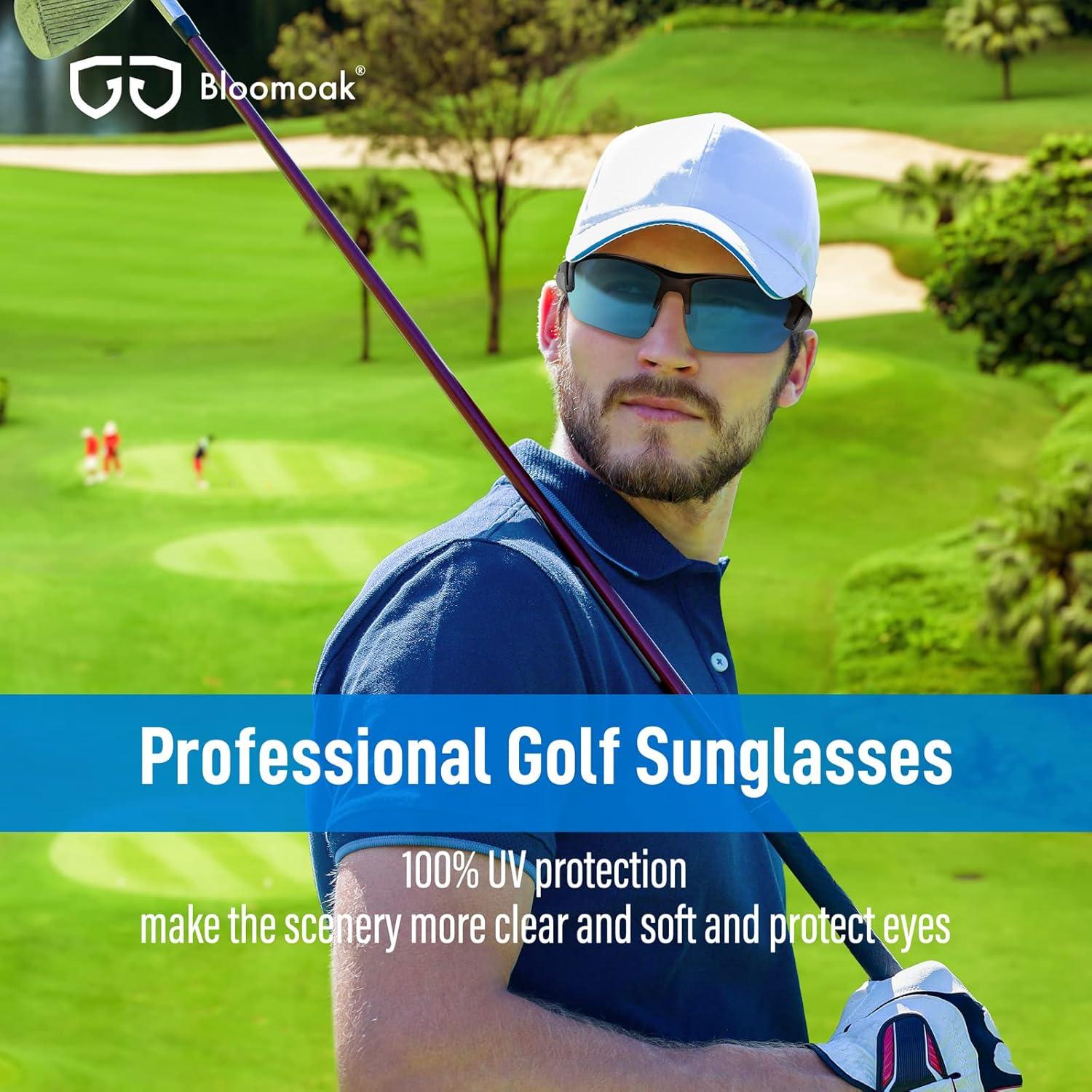 Gafas de sol deportivas Bloomoak Golf UV400 con marco ventilado