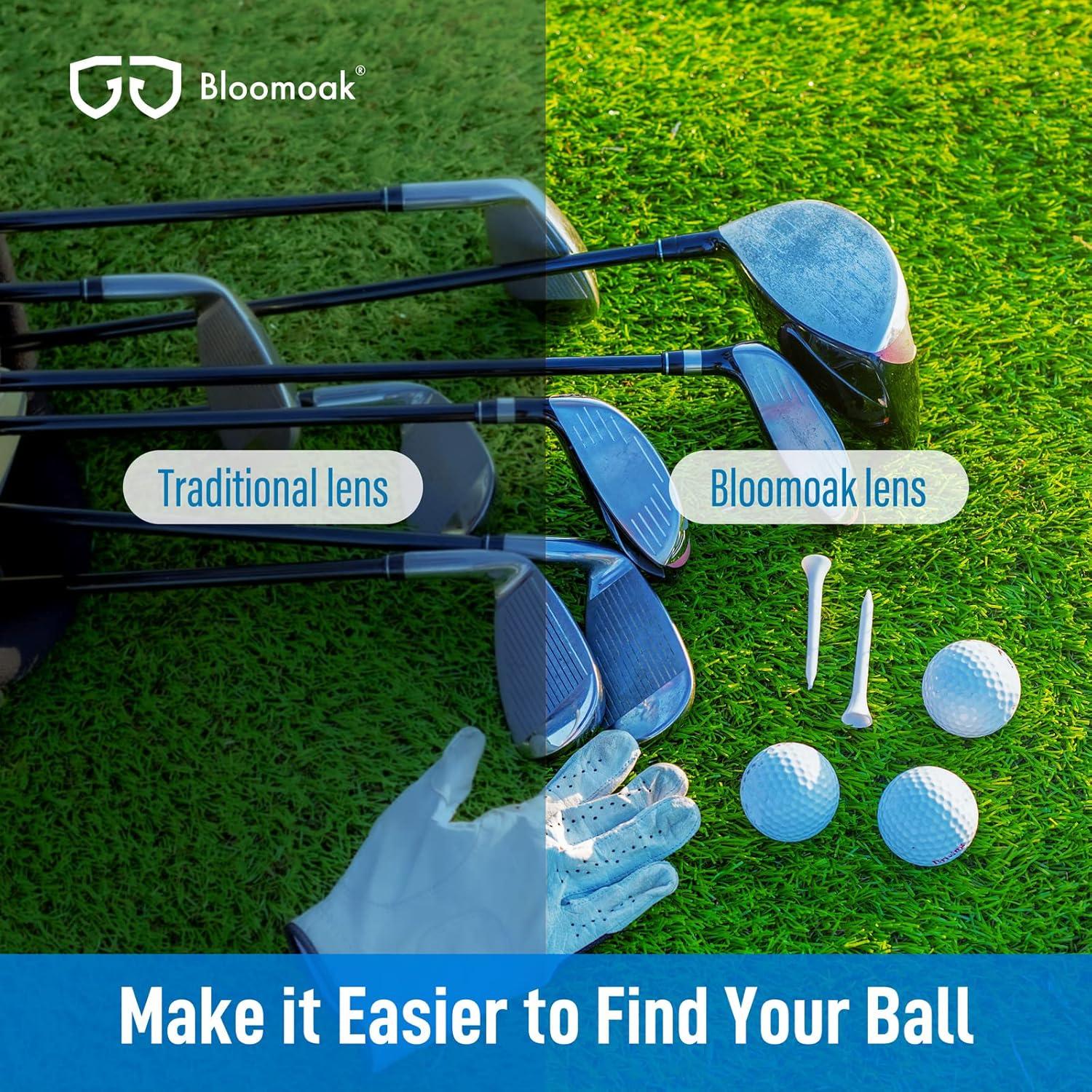 Gafas de sol deportivas Bloomoak Golf UV400 con marco ventilado