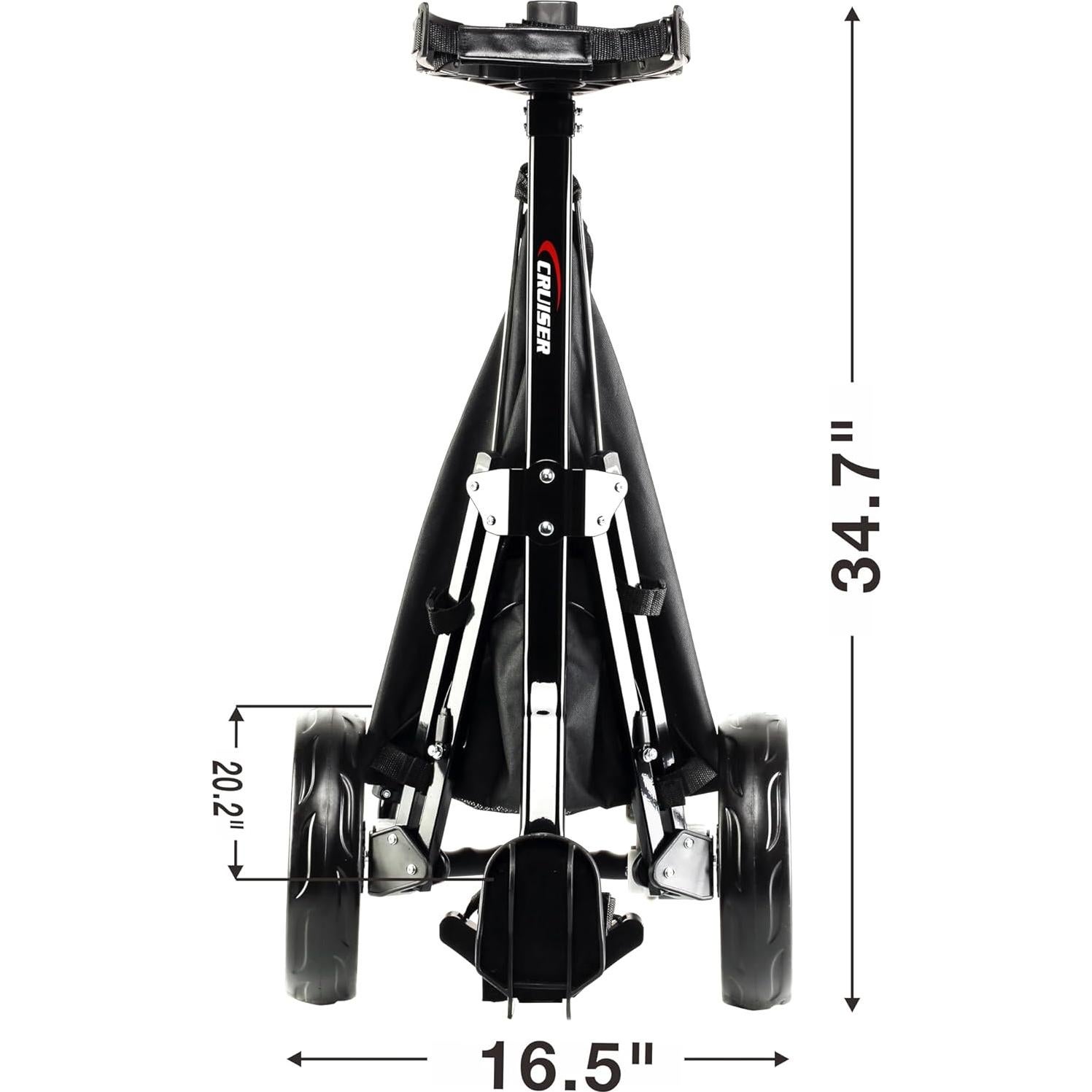 Carrito de Golf PRECISE Cruiser 825 3 Ruedas Plegable Ergonómico