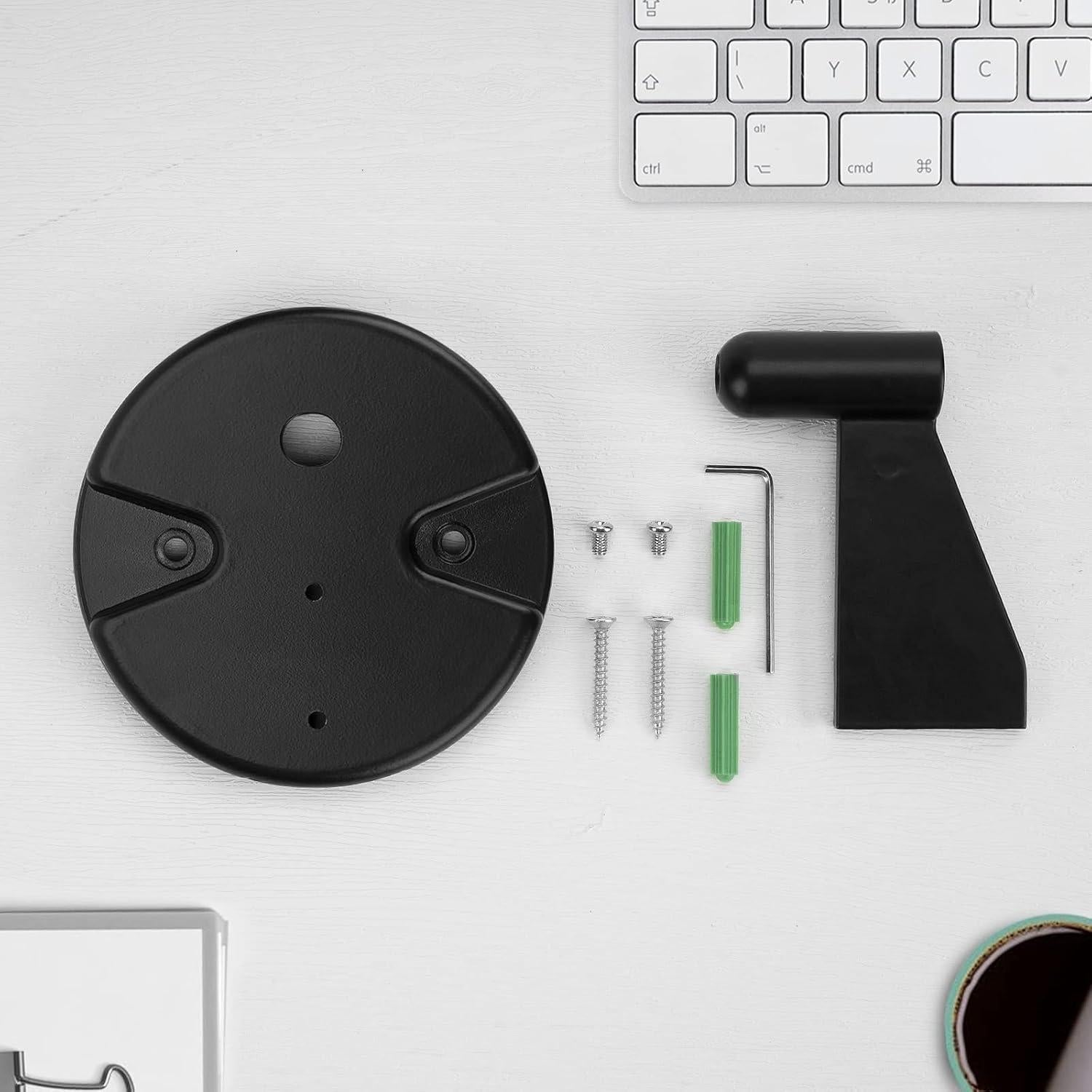 Soporte de Micrófono de Montaje en Pared Geekria Negro