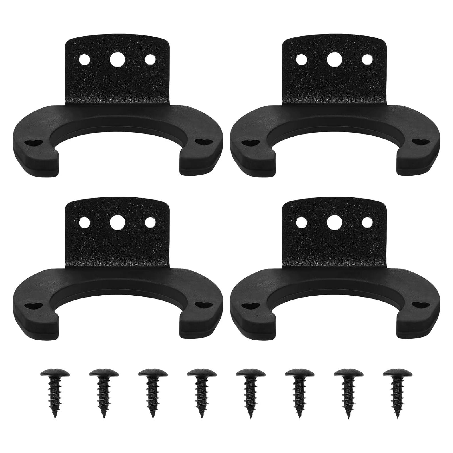 Soportes de Micrófono MILISTEN 4 Piezas Clip Montaje Pared