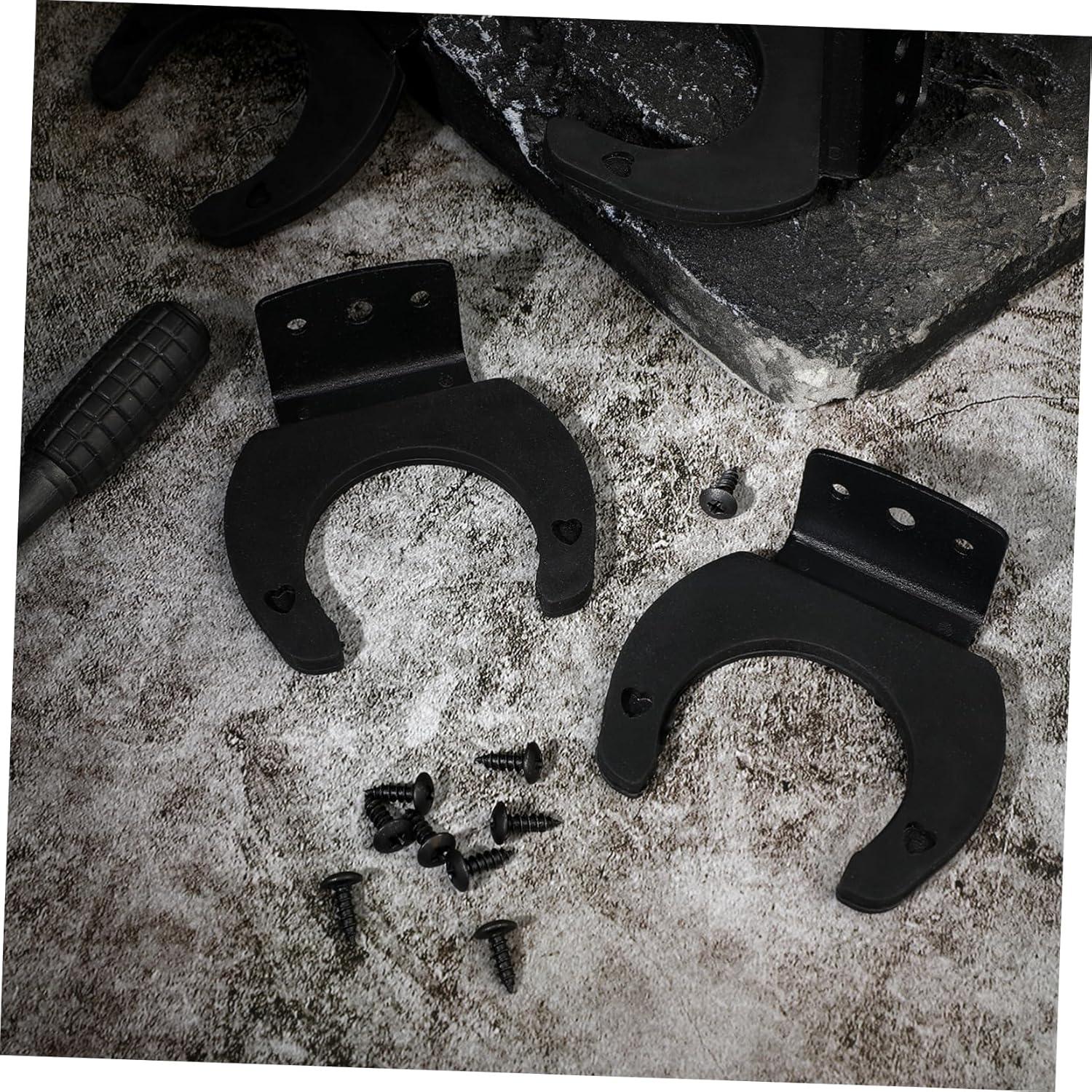 Soportes de Micrófono MILISTEN 4 Piezas Clip Montaje Pared