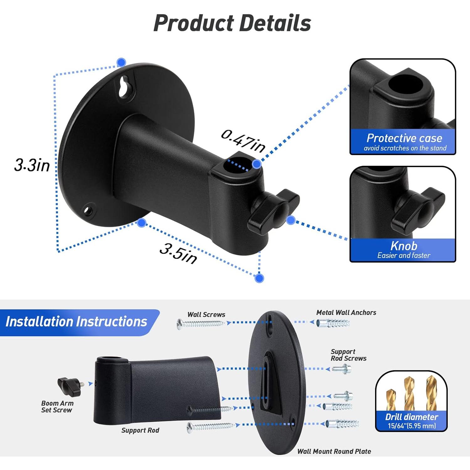 Brazo de Micrófono Sunmon con Filtro Antipop para HyperX