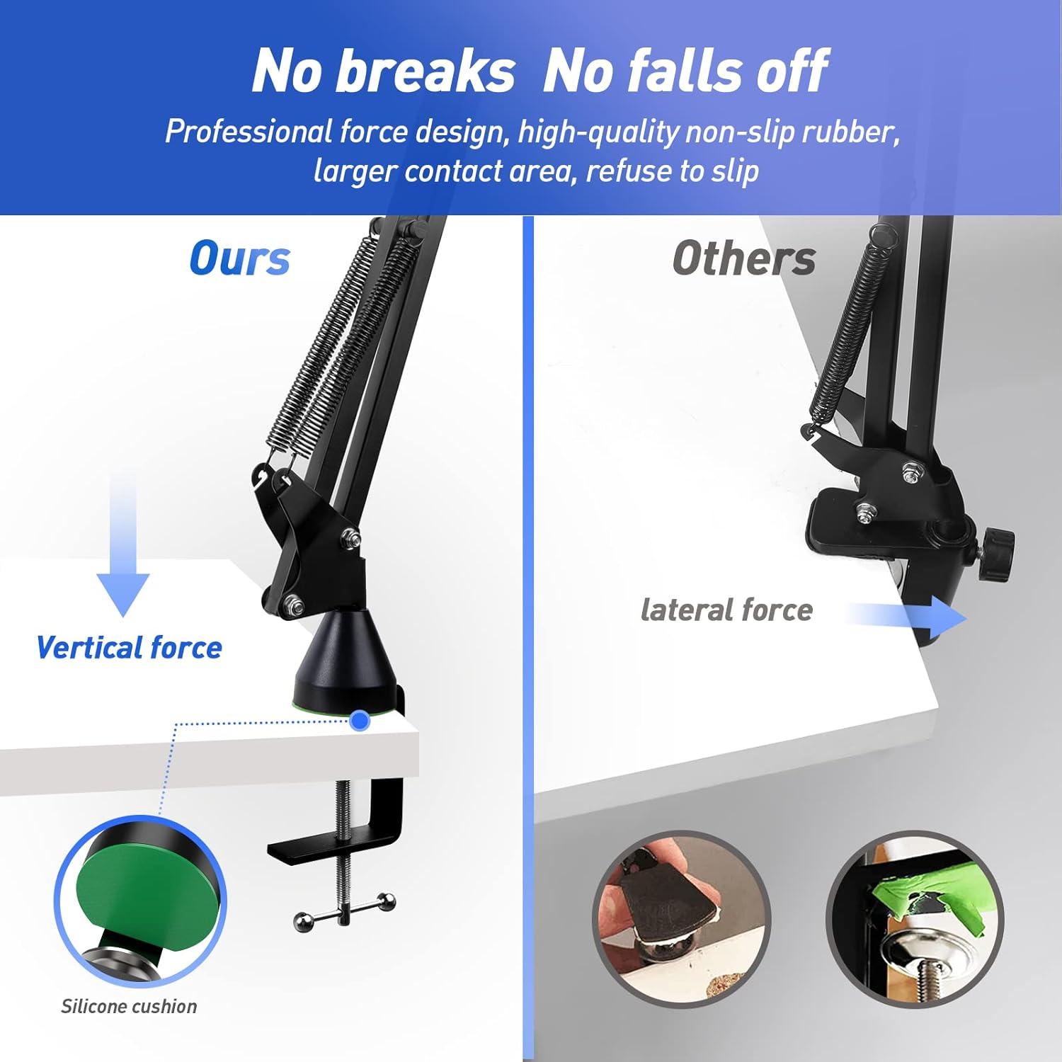 Brazo de Micrófono Sunmon con Filtro Antipop para HyperX