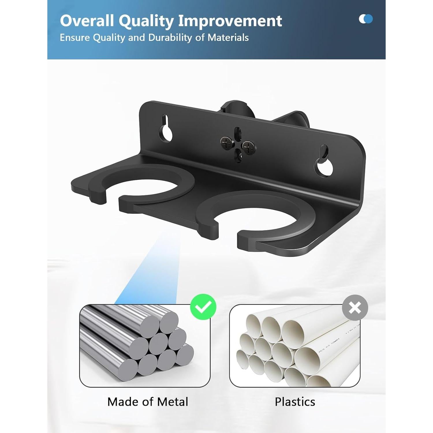 Soporte de Micrófono Multi Clamp-On Kubeisi para 2 Micrófonos