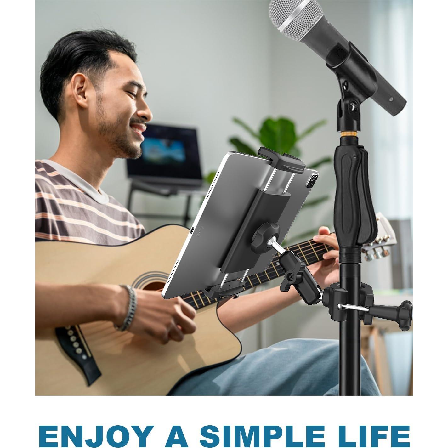 Soporte de Tableta Ajustable NATDETC para Micrófono 4" a 13"