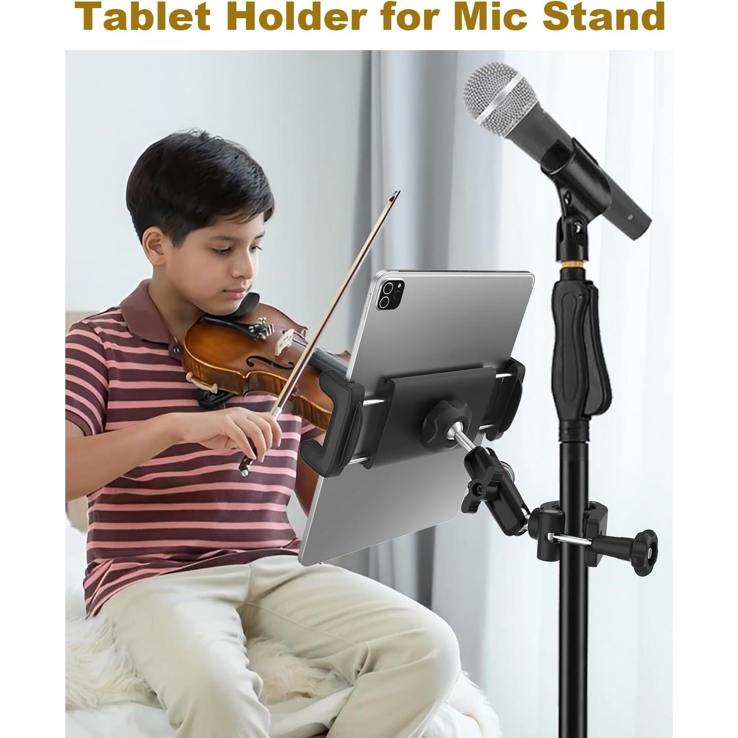 Soporte de Tableta Ajustable NATDETC para Micrófono 4" a 13"