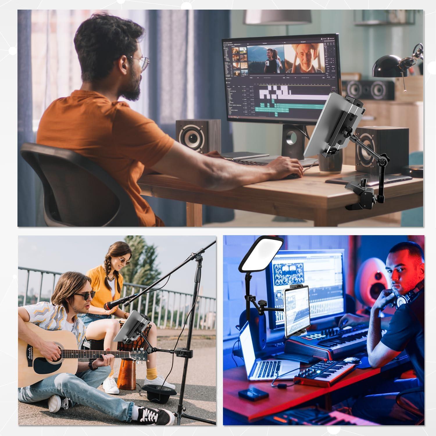 Soporte para Tablet JCWINY con Montaje Ajustable 12 a 33 cm